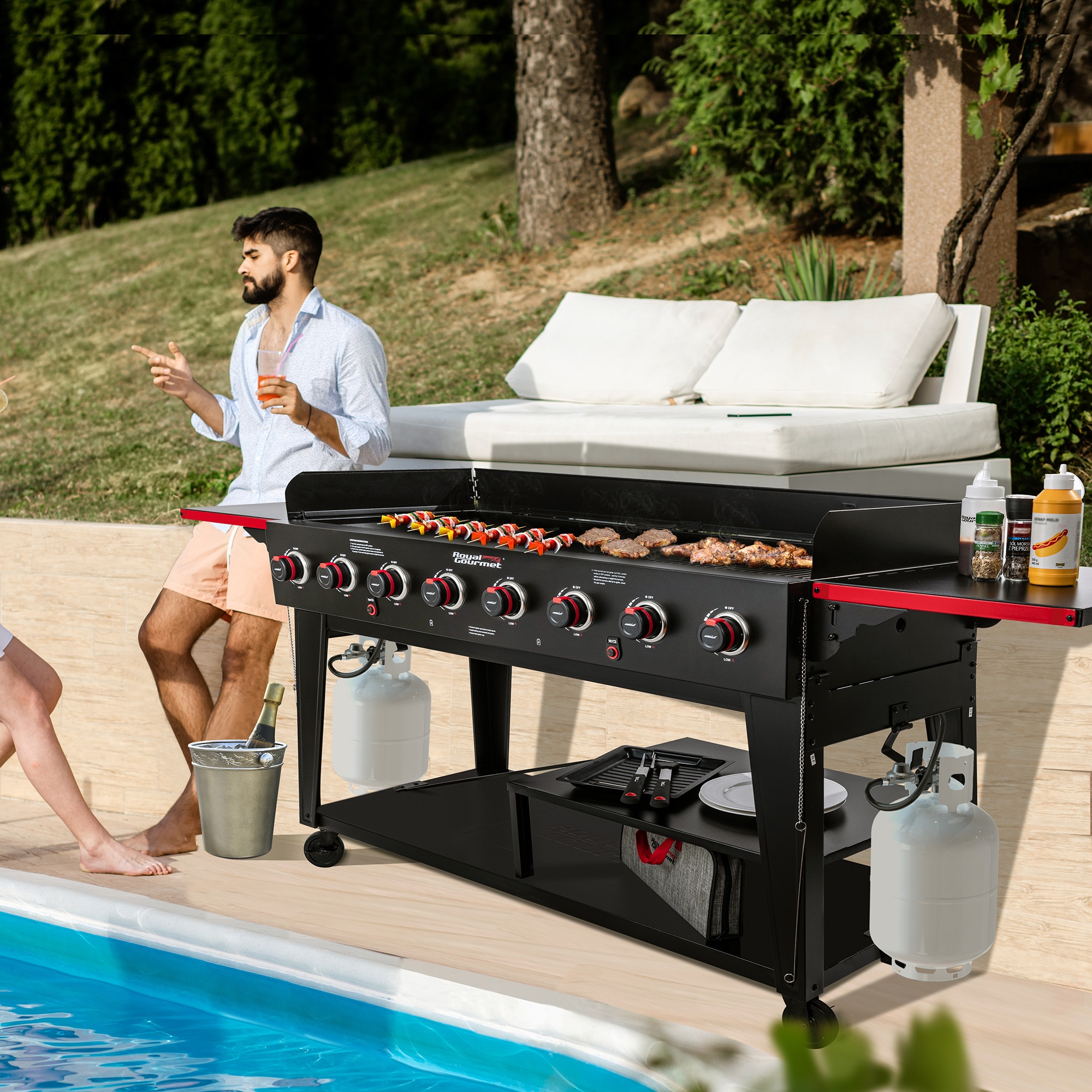 Royal Gourmet GB8003 Gas-Grill - View #4