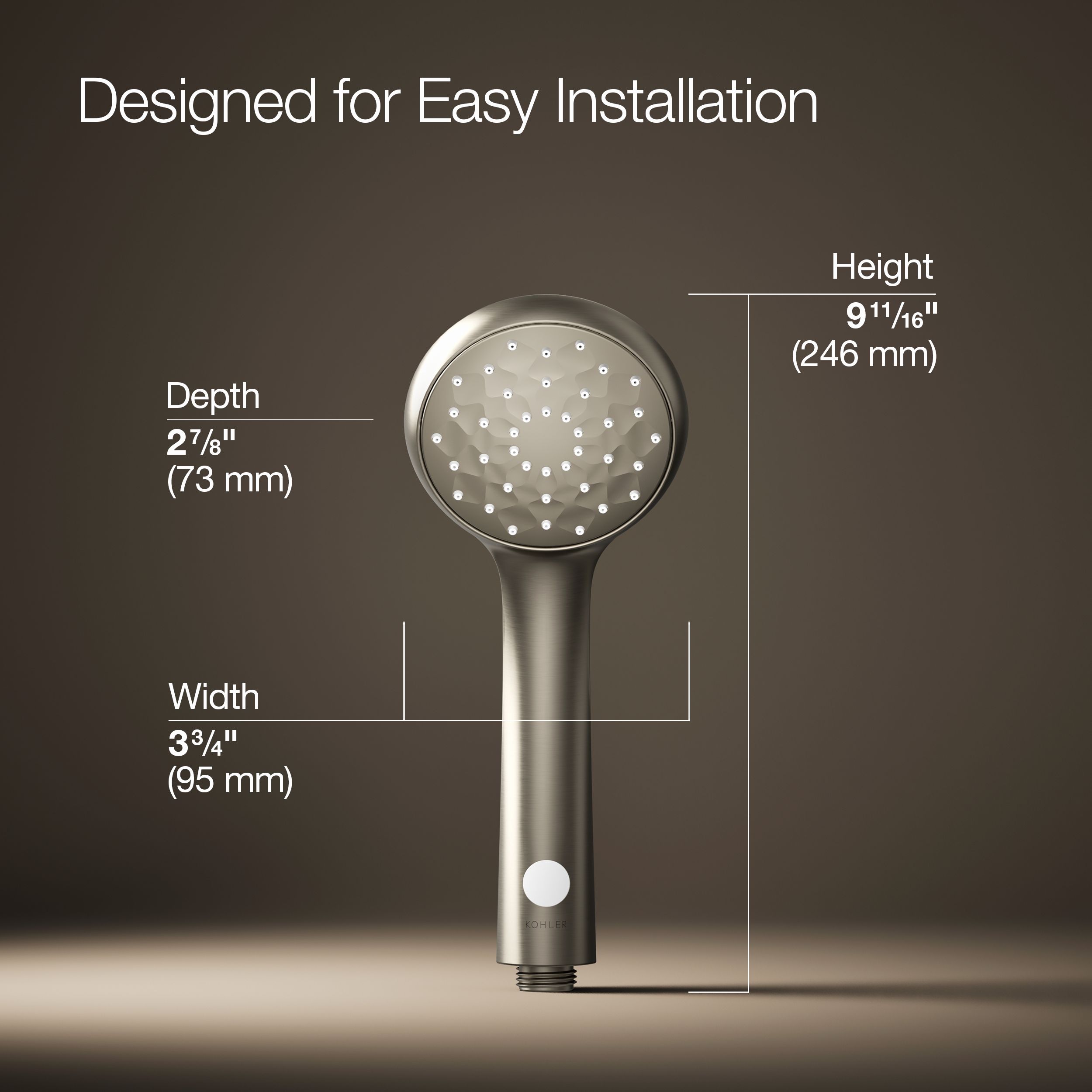 KOHLER 99248-CP Fixed-Showerhead - View #3