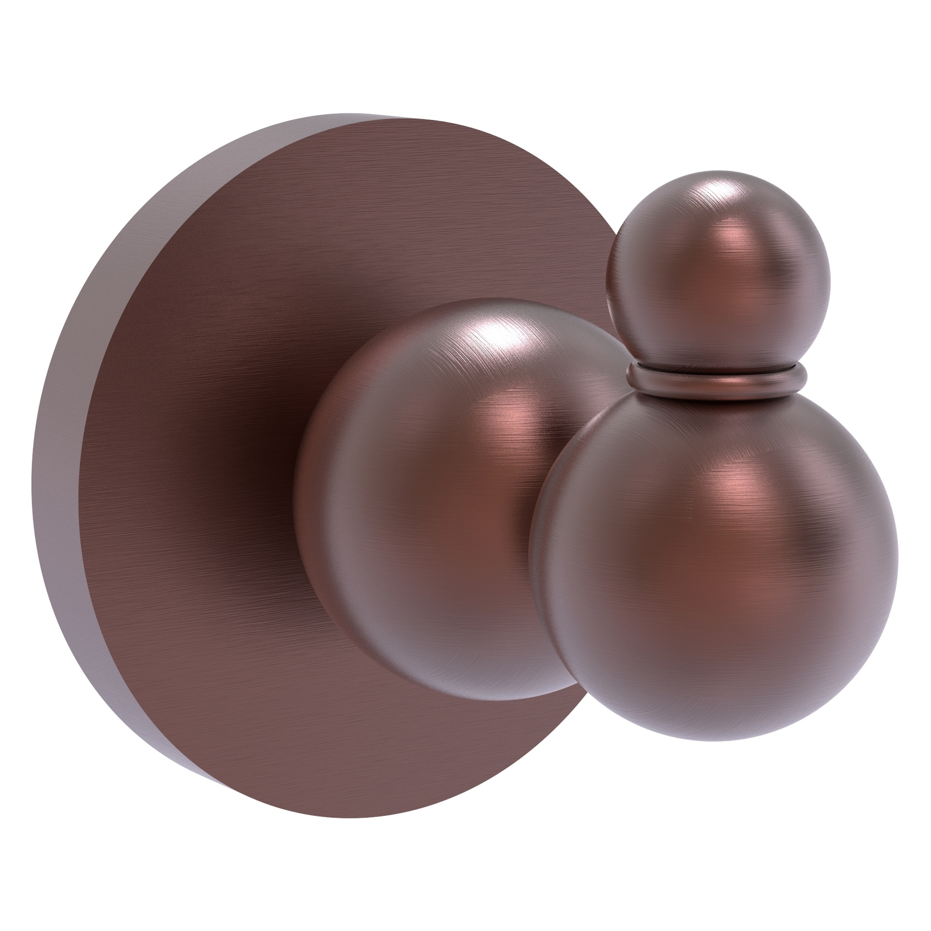 Allied Brass BL-H1-CA Bolero Antique Copper Single -Hook Wall mount Towel Hook