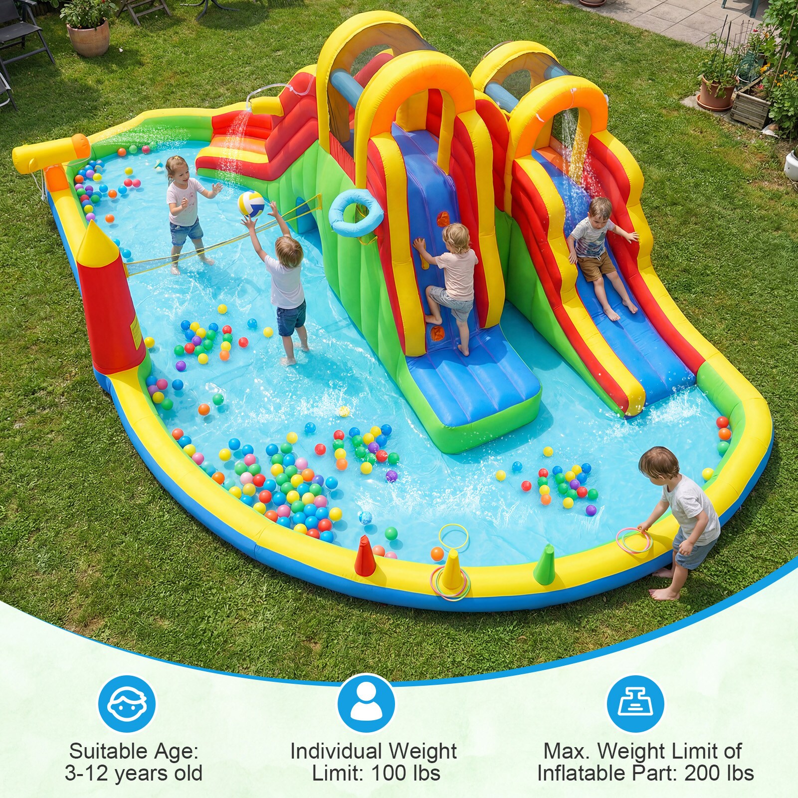 Costway CSHY006979 Bounce-Houses - View #5
