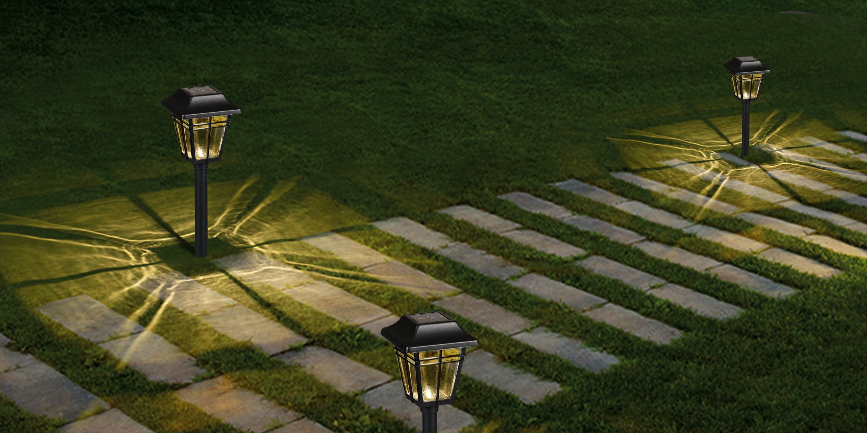 Harbor Breeze QS366MA-K10C-LBKT-4 Path-Lights - View #11