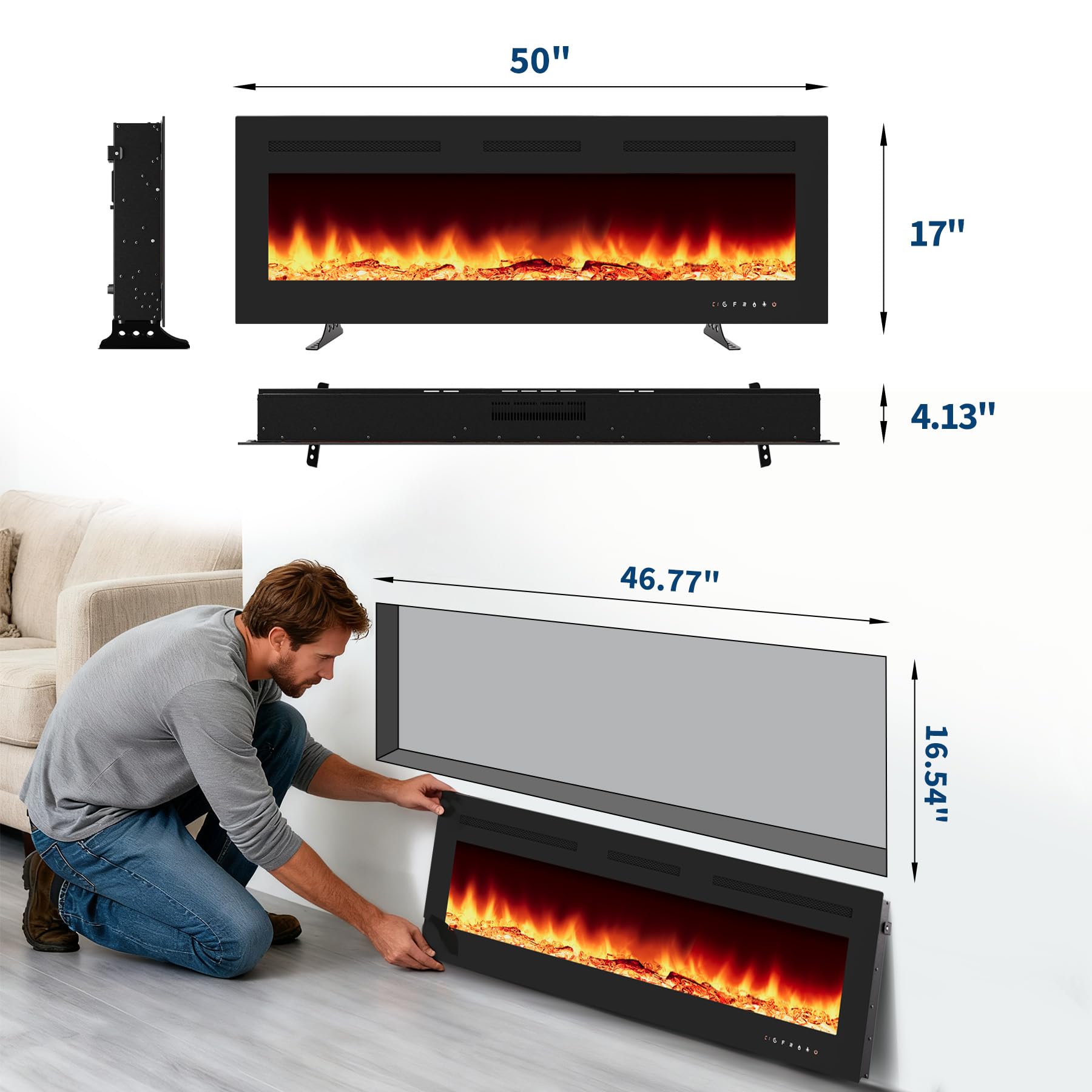 Garvee 19Q8KSDPK14563 Electric-Fireplaces - View #4