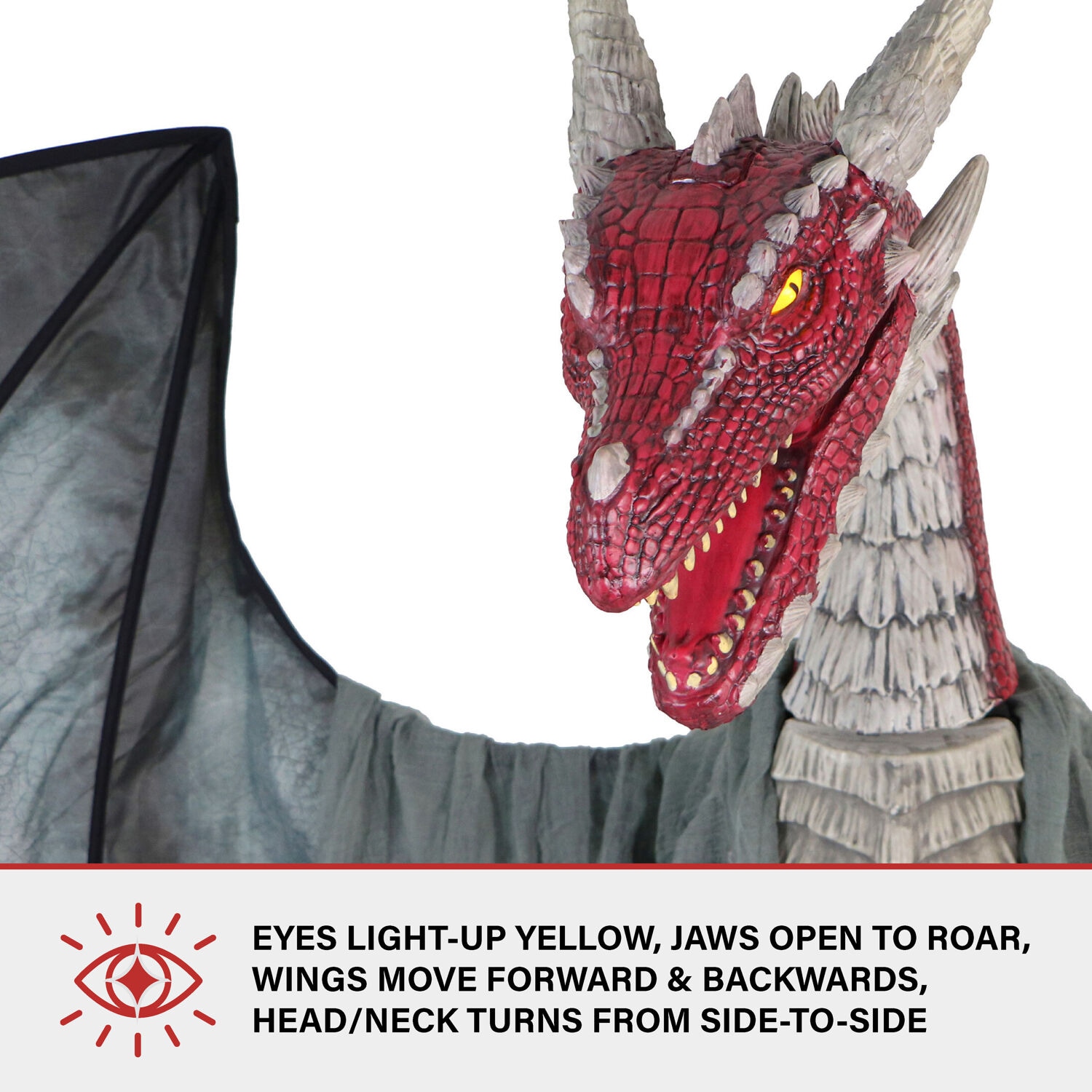 Haunted Hill Farm HHBRMDRAGON-1FLSA Halloween-Animatronics - View #5