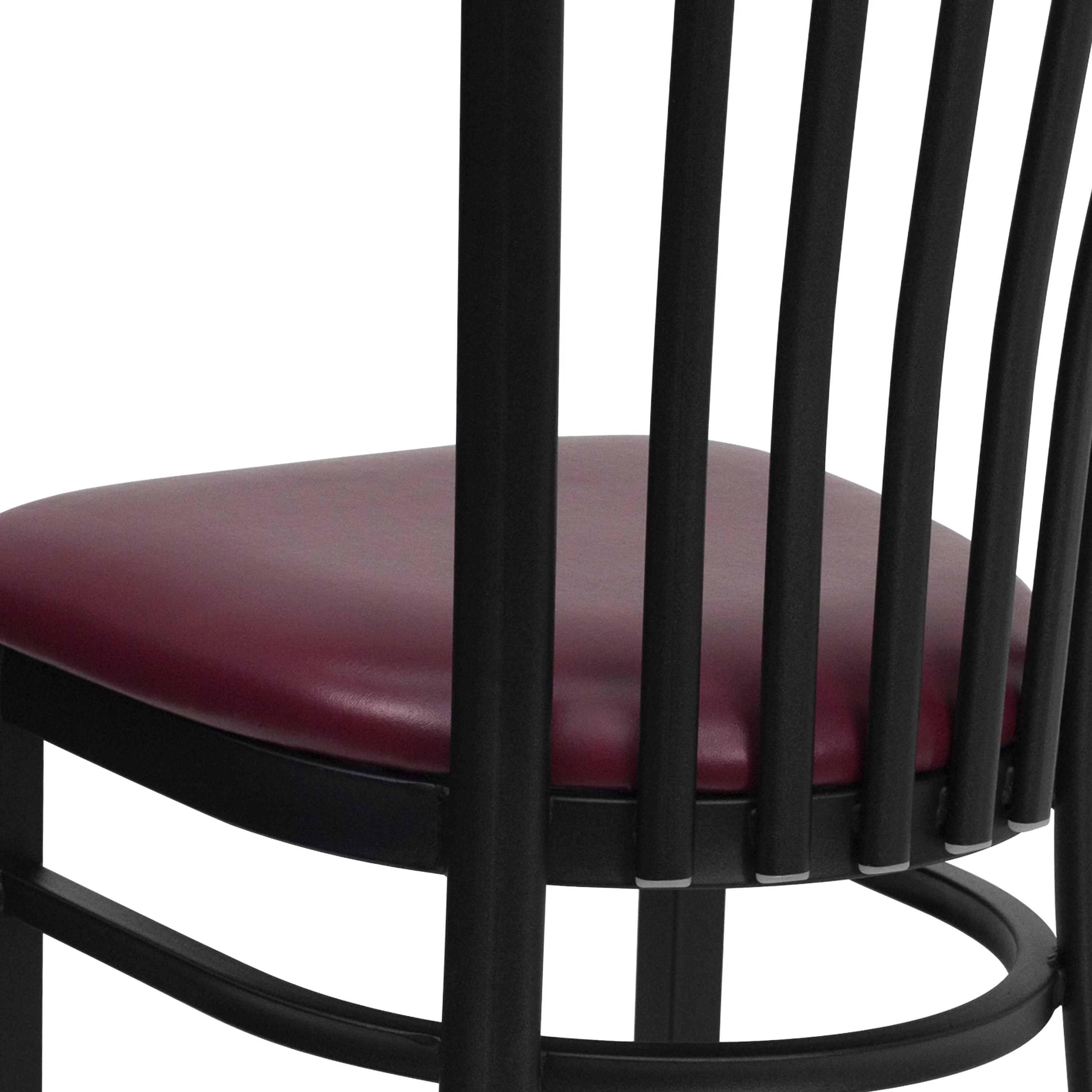 Flash Furniture Contemporary/Modern Vinyl Upholstered Side Chair (Composite  Frame) in the Dining Chairs department at