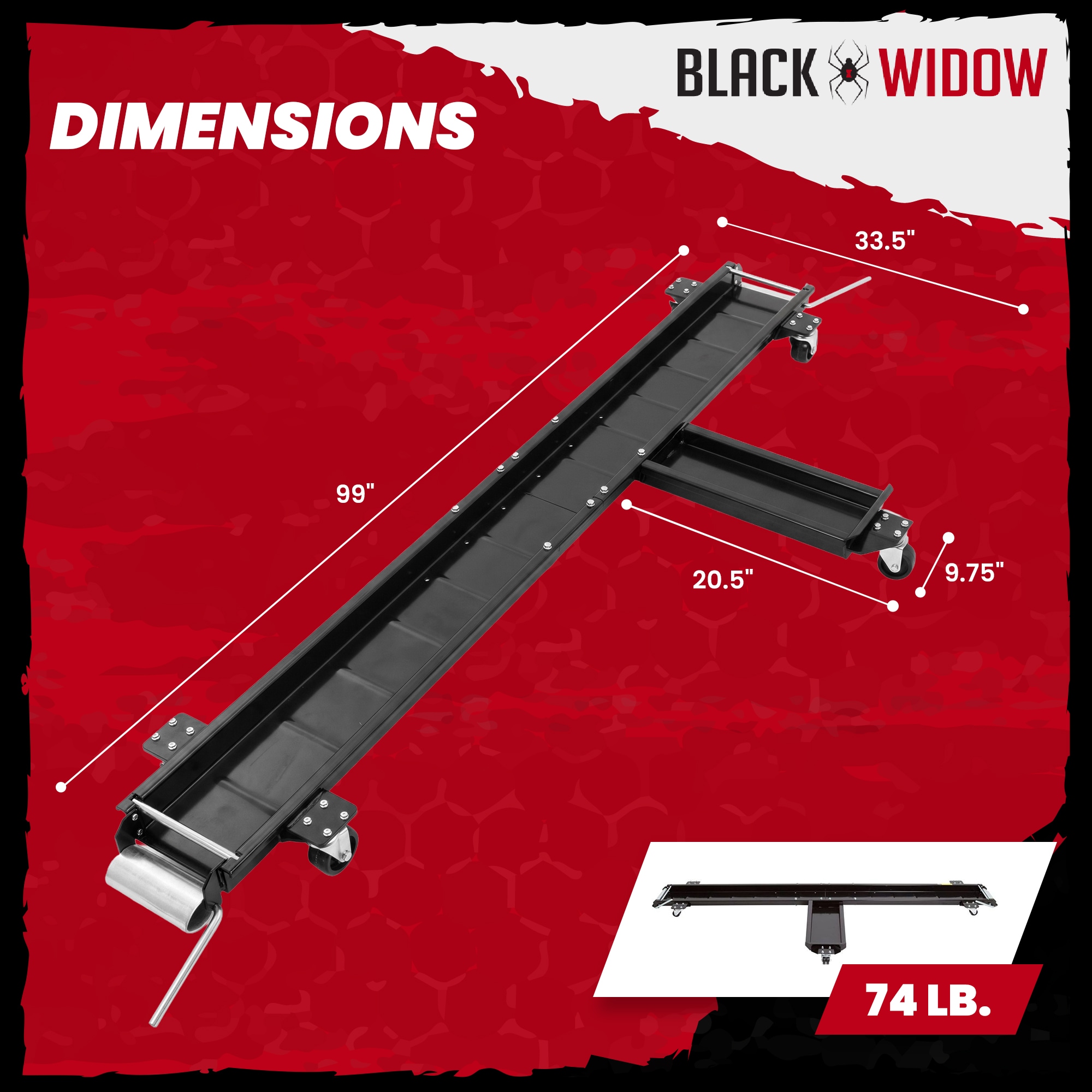 Black Widow CRUISER-DOLLY Cargo-Carriers - View #3