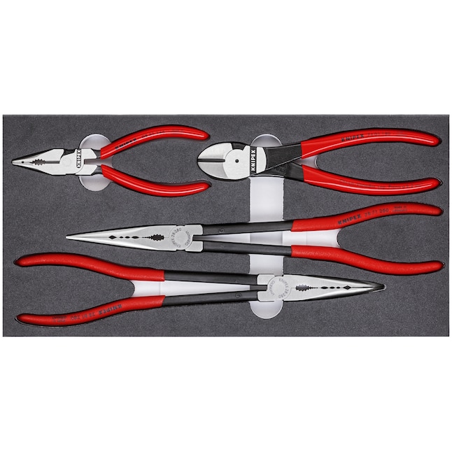 KNIPEX 4-Pack Assorted Pliers with Hard Case in the Plier Sets