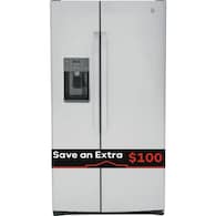Deals on GE 25.3-cu ft Side-by-Side Refrigerator with Ice Maker