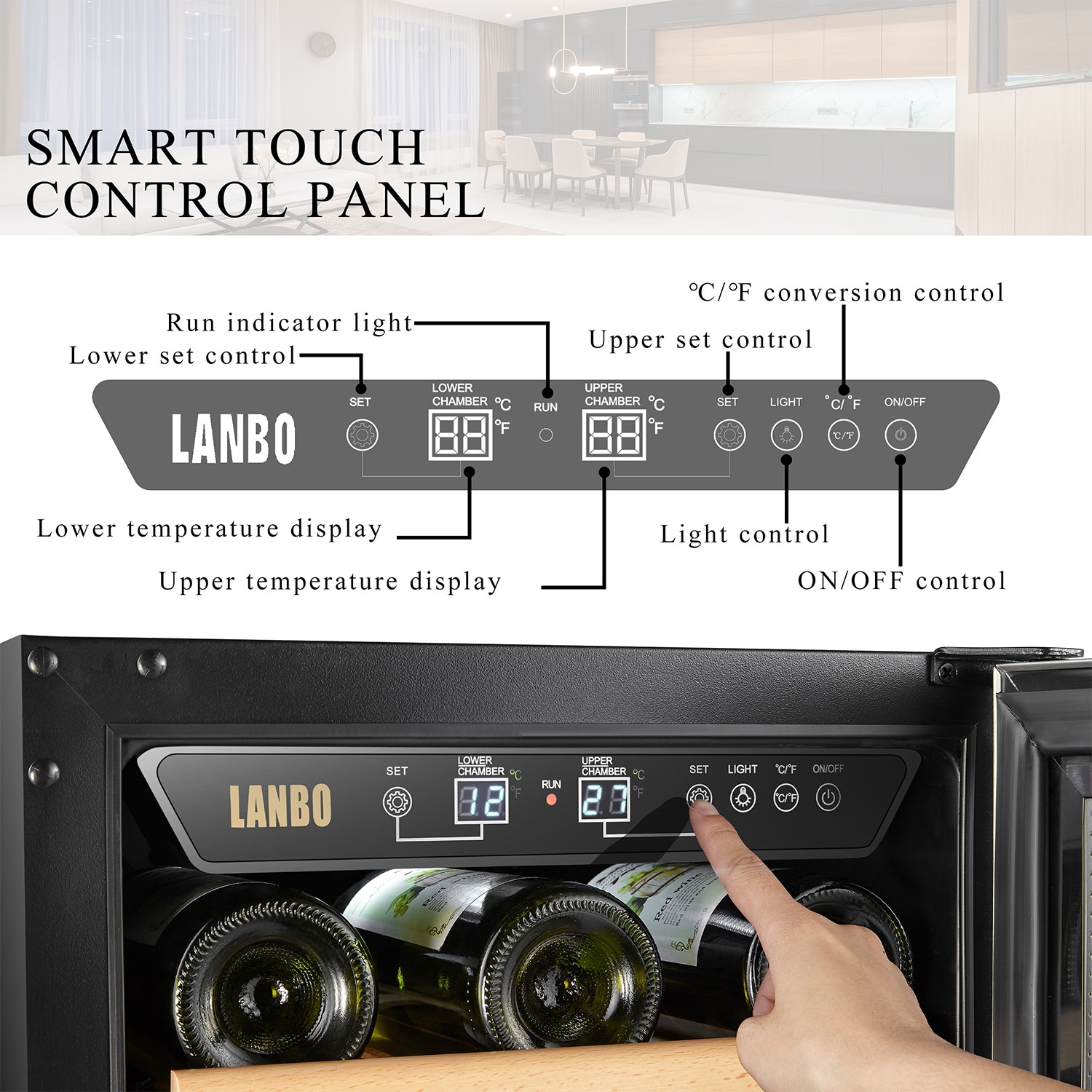LANBO LW28D Wine-Chillers - View #5