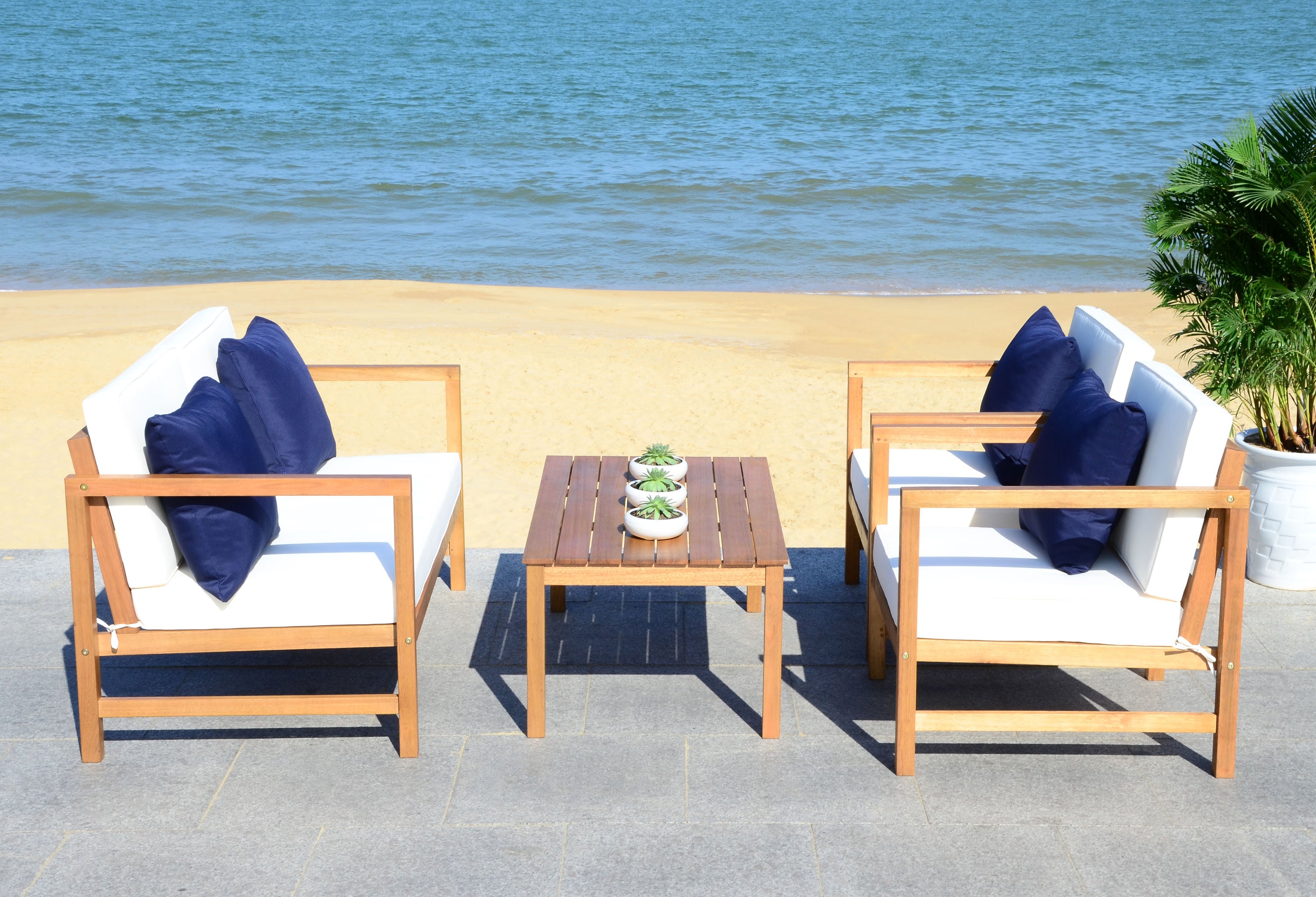 Safavieh PAT7030A Patio-Conversation-Sets - View #2