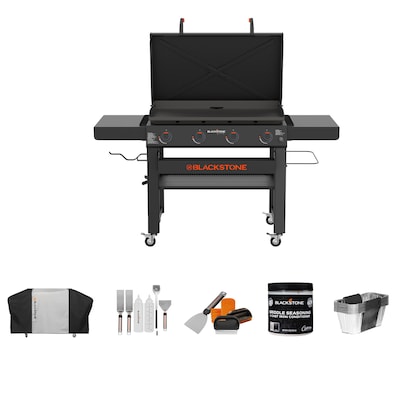 Shop Blackstone Culinary 30 Griddle with Hood and Blackstone Grill Cover,  Grill Cleaner Essentials, Grill Accessories, Grill Tools and Utensils at