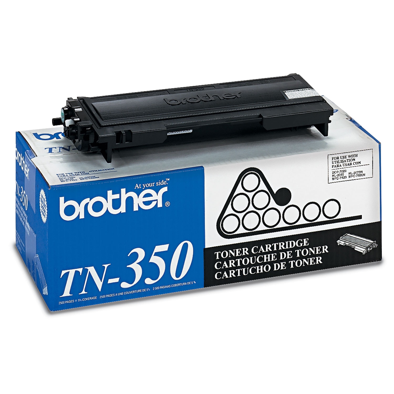 Brother TN350 Toner 2500 Page-Yield Black