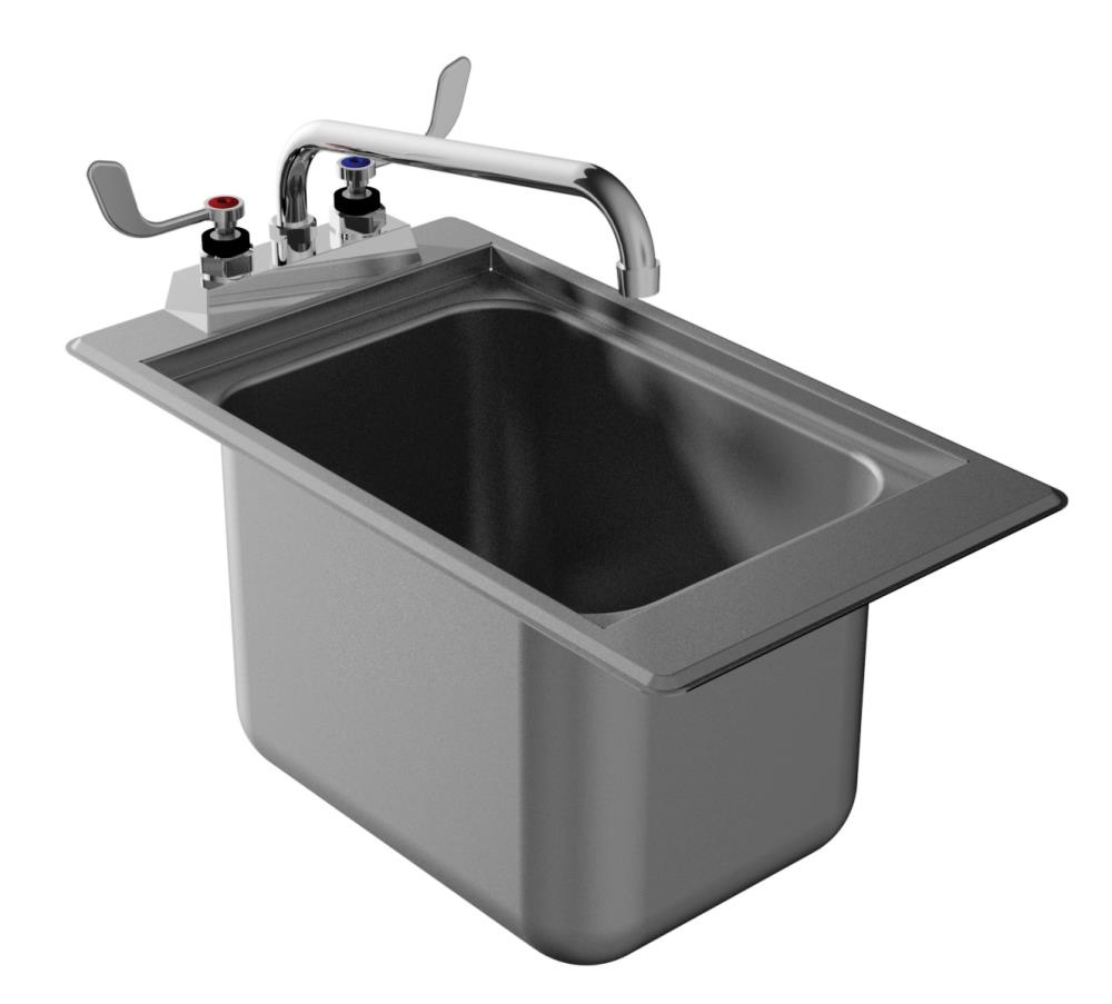 Advance Tabco DBS-3 Bar Sink