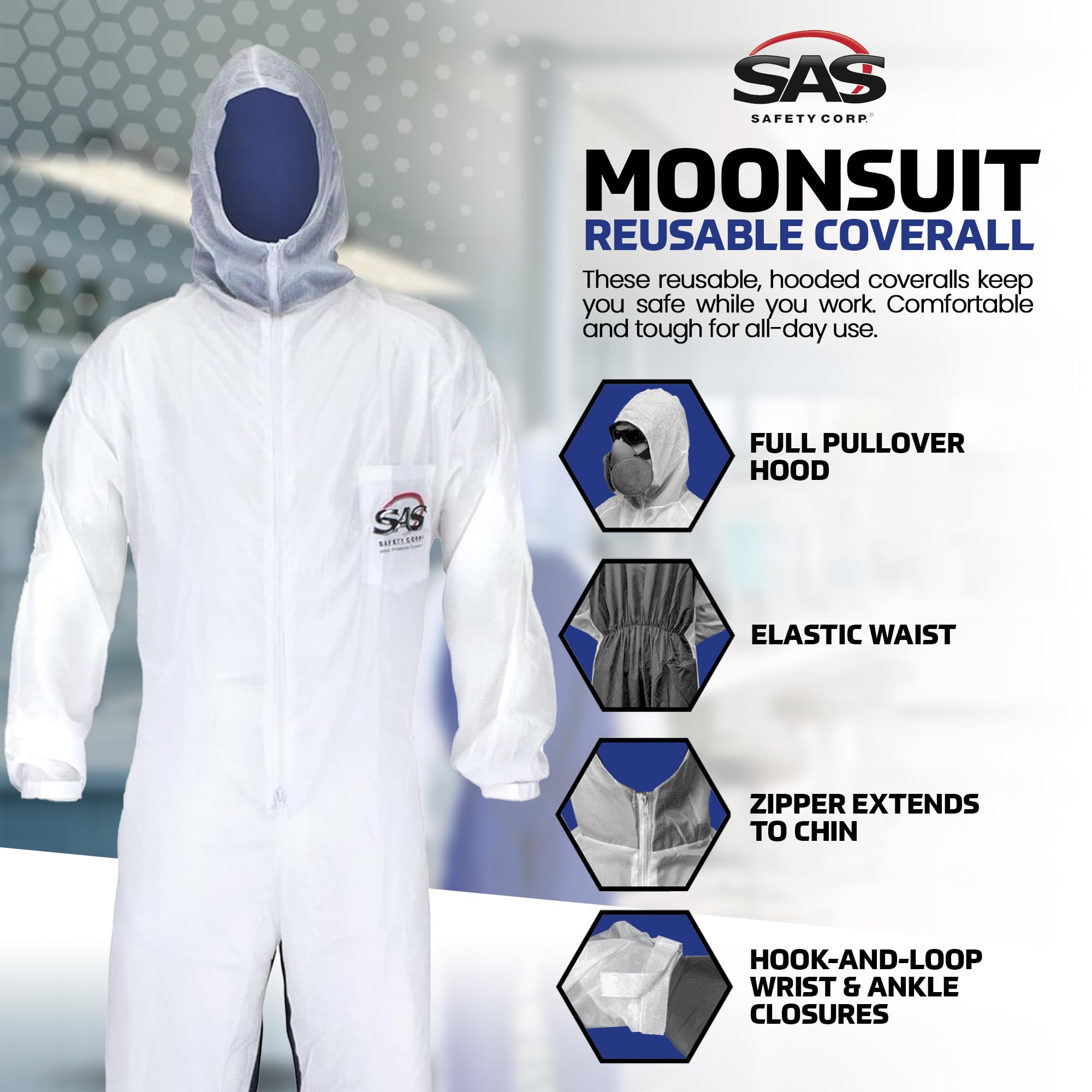 SAS Safety 6938 overalls - View #2