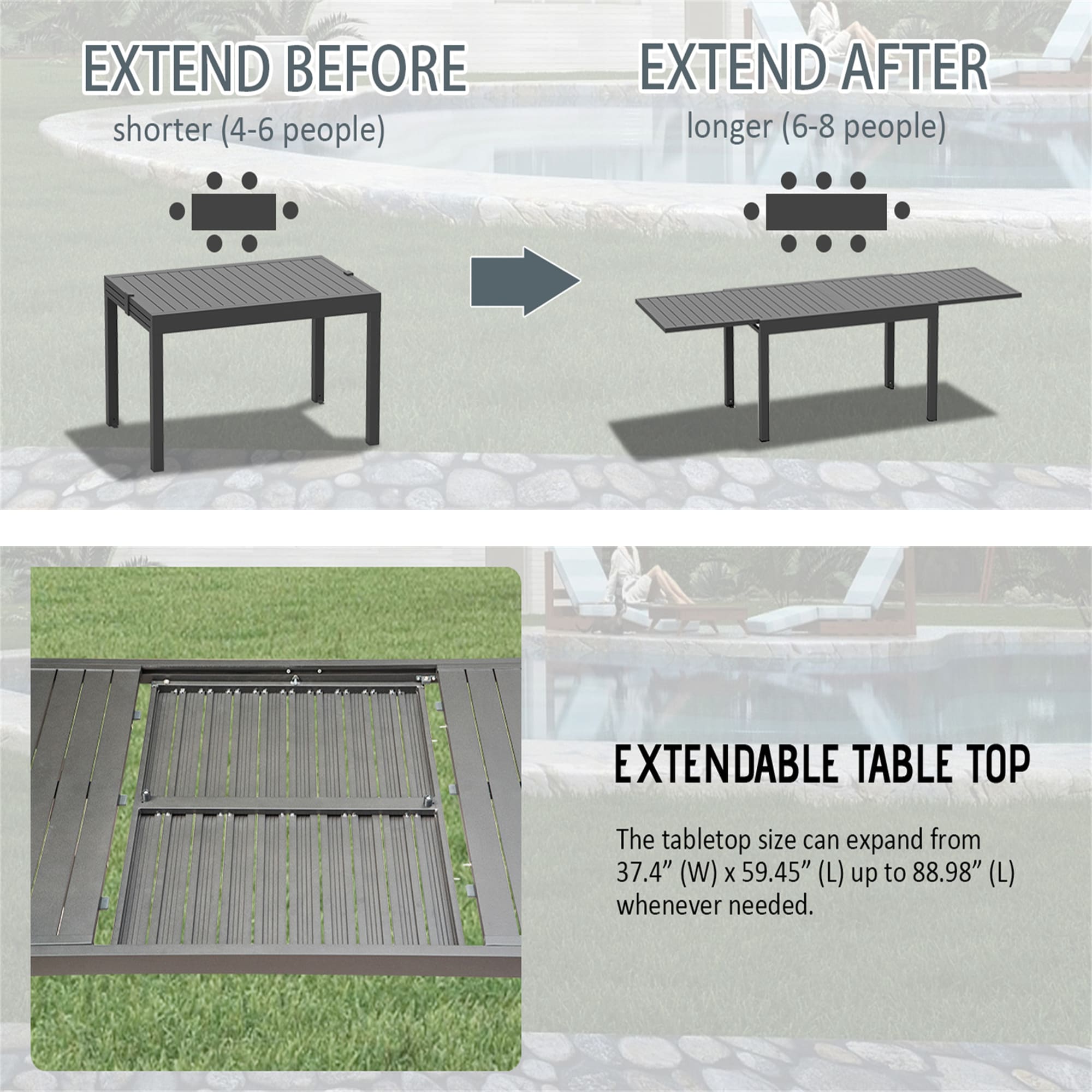 Mondawe MA-GCABQ-TB32 Patio-Tables - View #7
