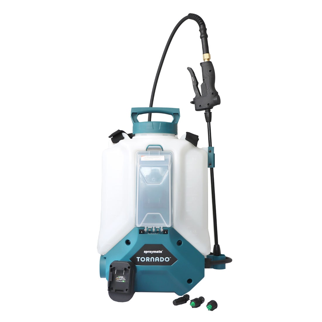 SprayMate SMSASV 4-Gallon Battery Operated Plastic Backpack Sprayer with Adjustable Spray Battery Not Included Charger Not Included