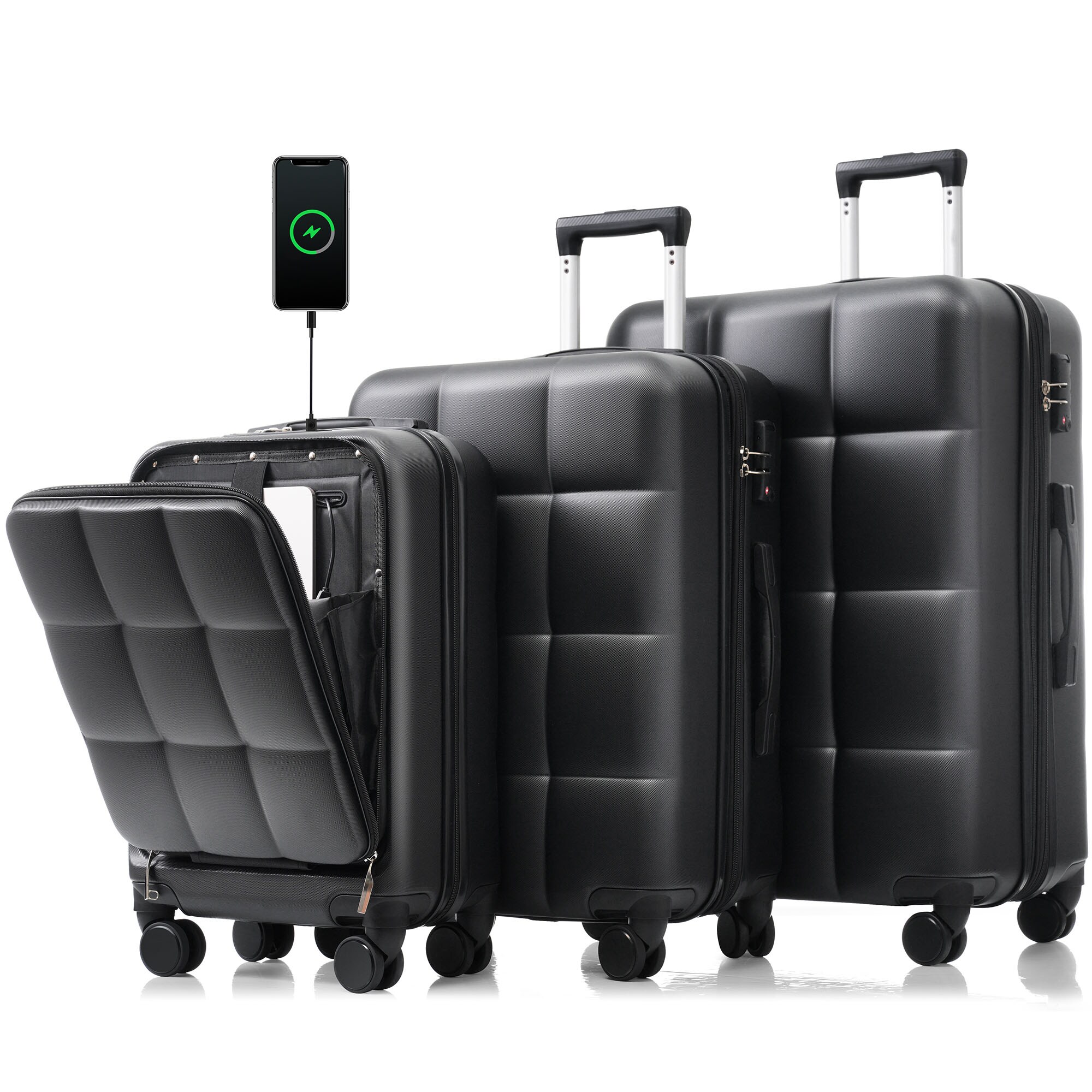 SINOFURN SYD9600005BL Luggage-And-Luggage-Sets - View #4