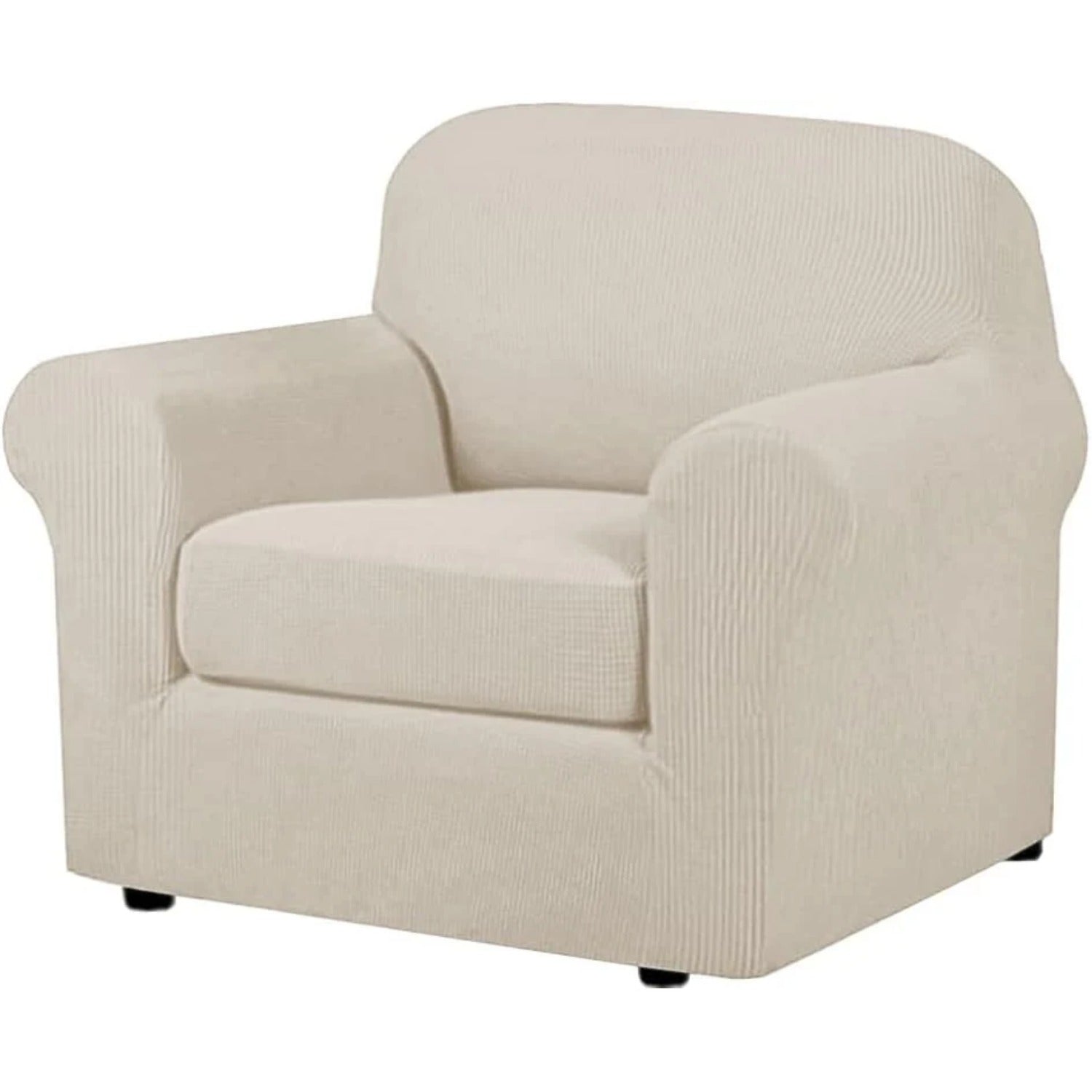 H.Versailtex BLSOFA2SEATBLACKC6 slipcovers - View #4
