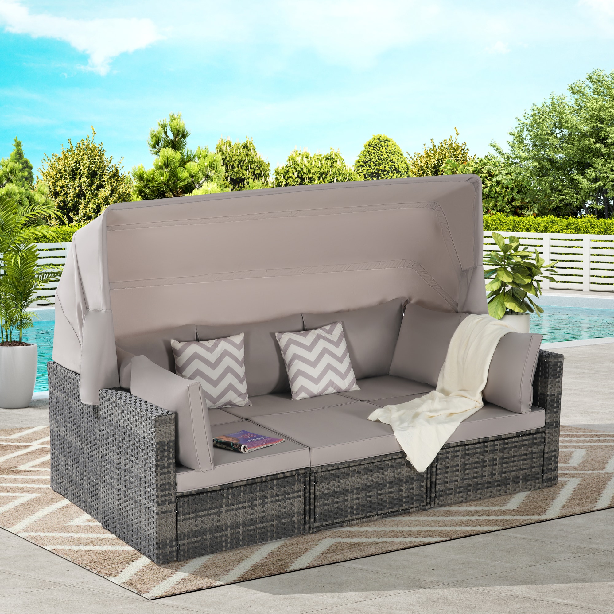 SINOFURN SYB670032LG Patio-Sofas-Daybeds - View #3