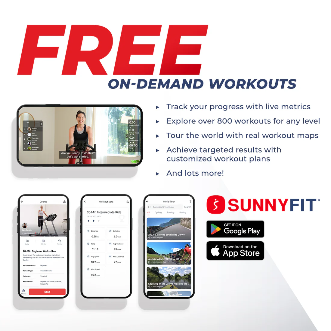 Sunny Health & Fitness SF-RBE4886SMART Exercise-Bikes - View #6