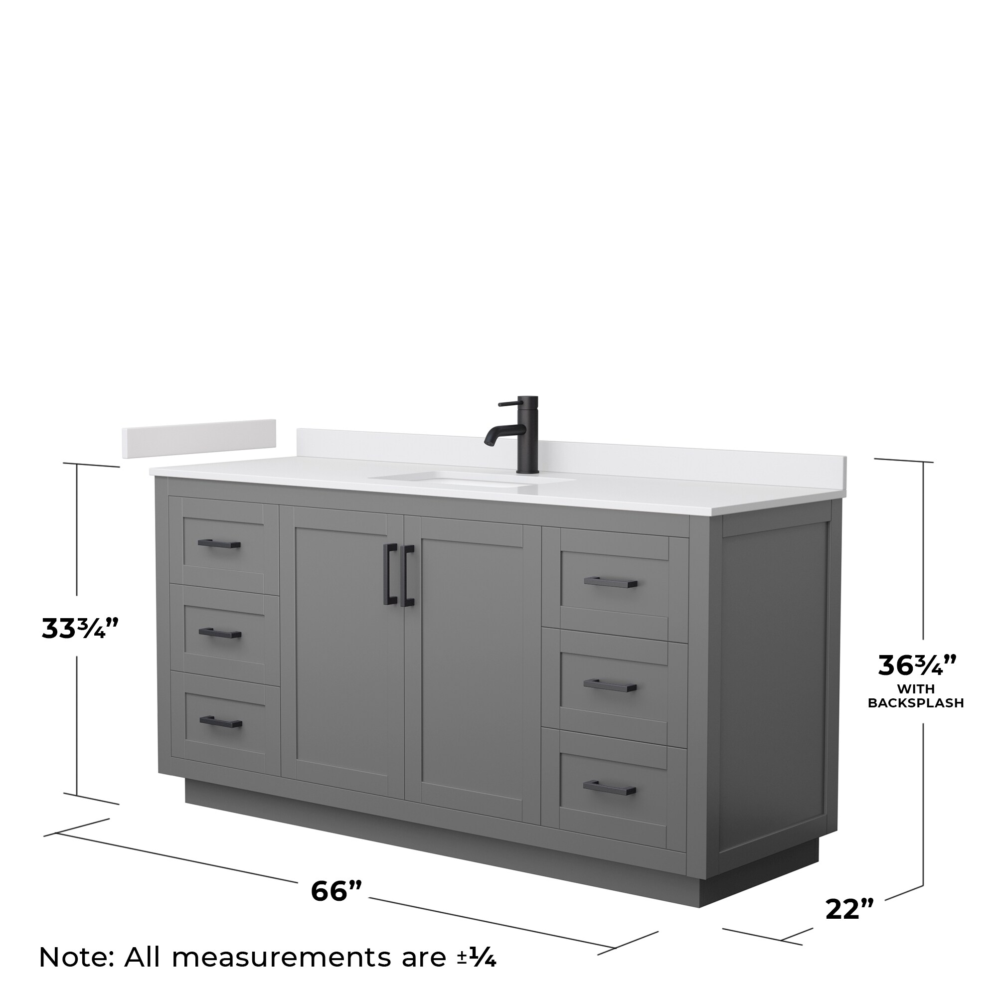 Wyndham Collection WCF292966SGBWCUNSM58 Bath-Vanity-Combo - View #6