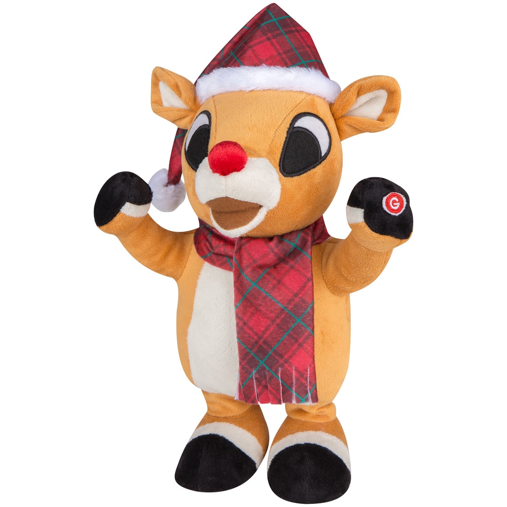 Rudolph 13.78-in Musical Animatronic Decoration Character Arts