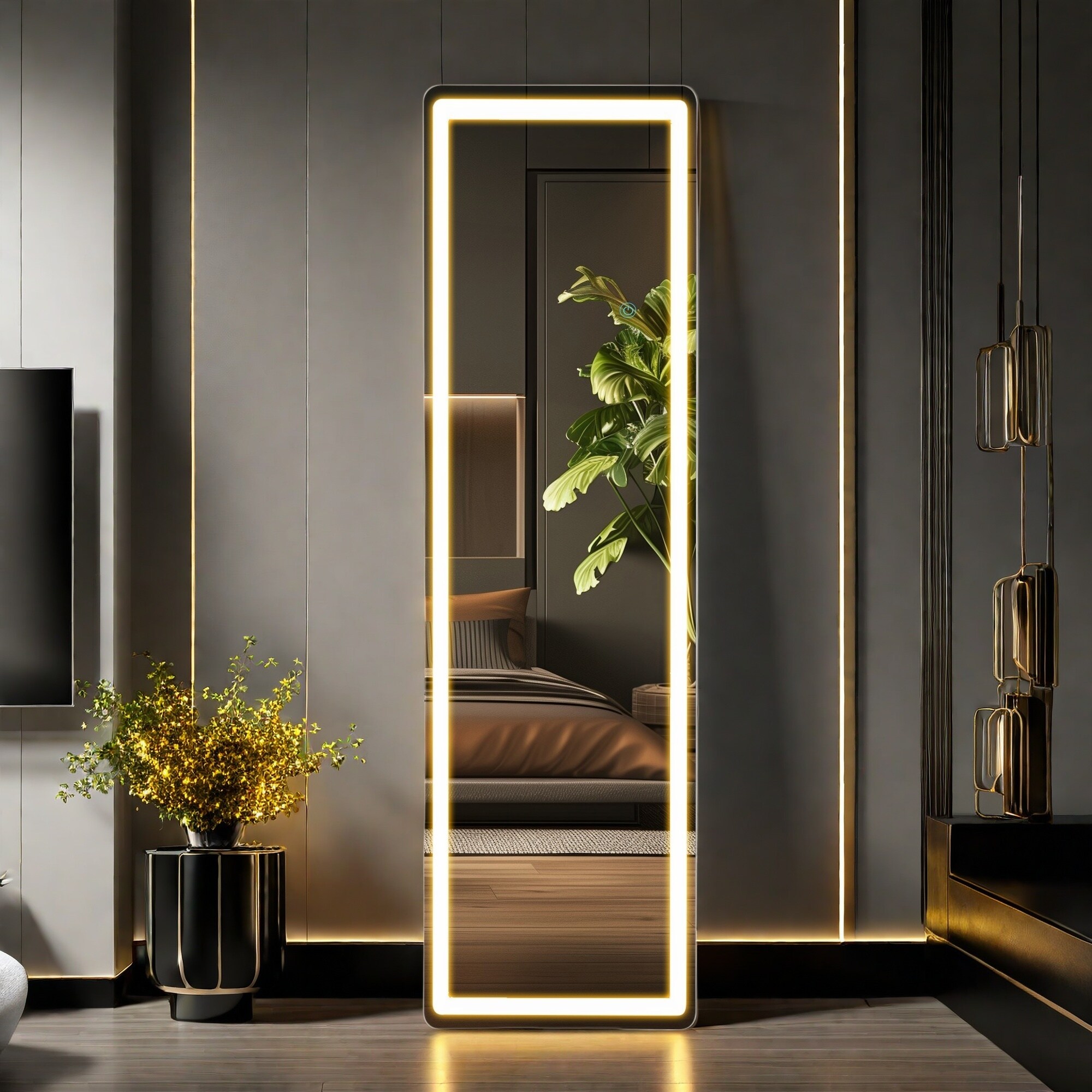 GlasFlength LW-MI-FYLED-1660N-WT Decor-Mirrors - View #2