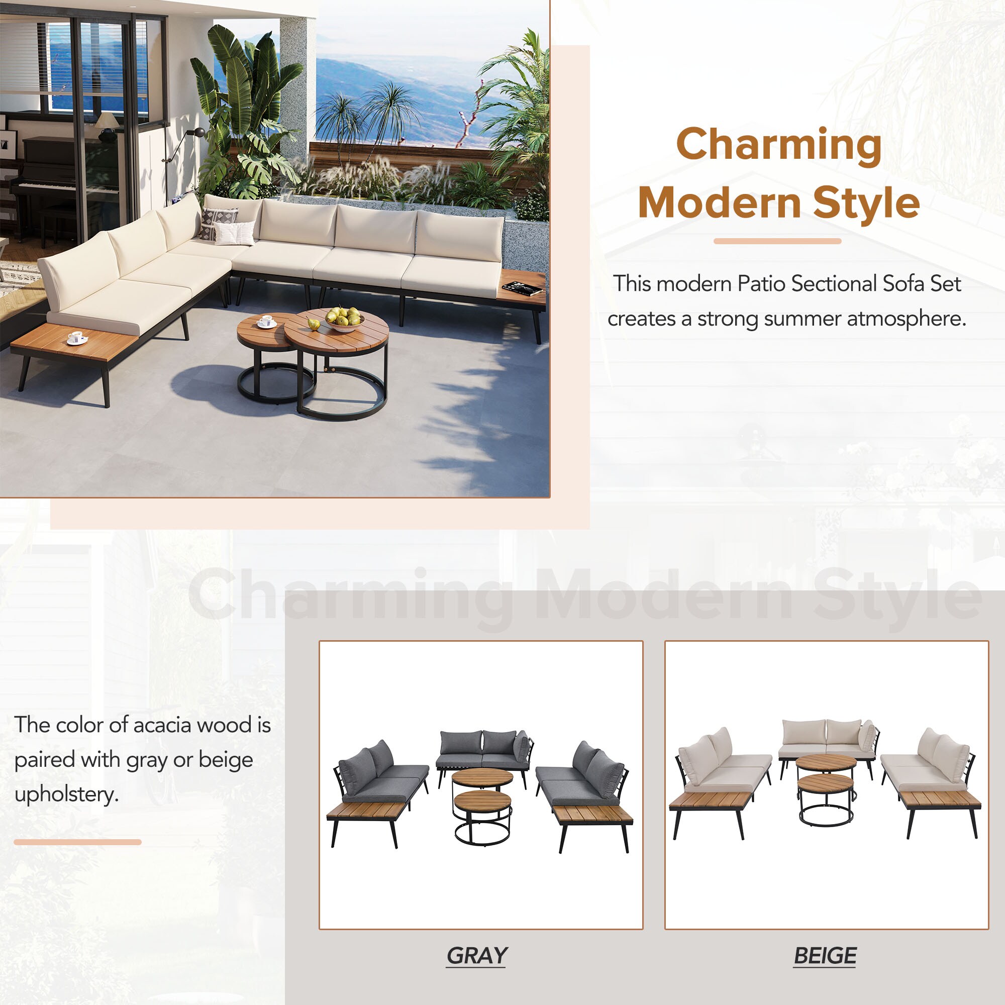 BABOOM BOM-0001AAA-OR Patio-Conversation-Sets - View #11