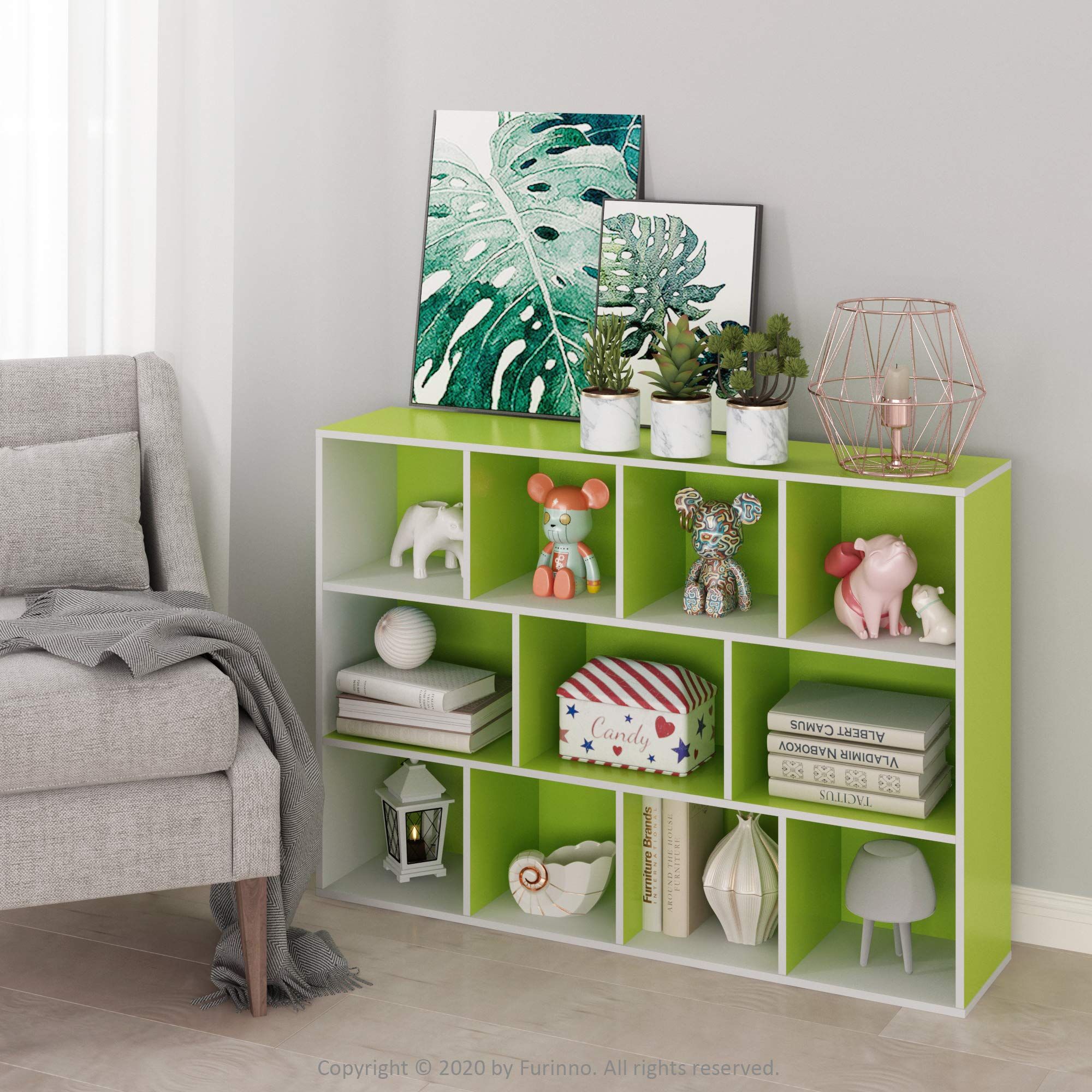 HomLux 11107WH/GR-A bookcases - View #5