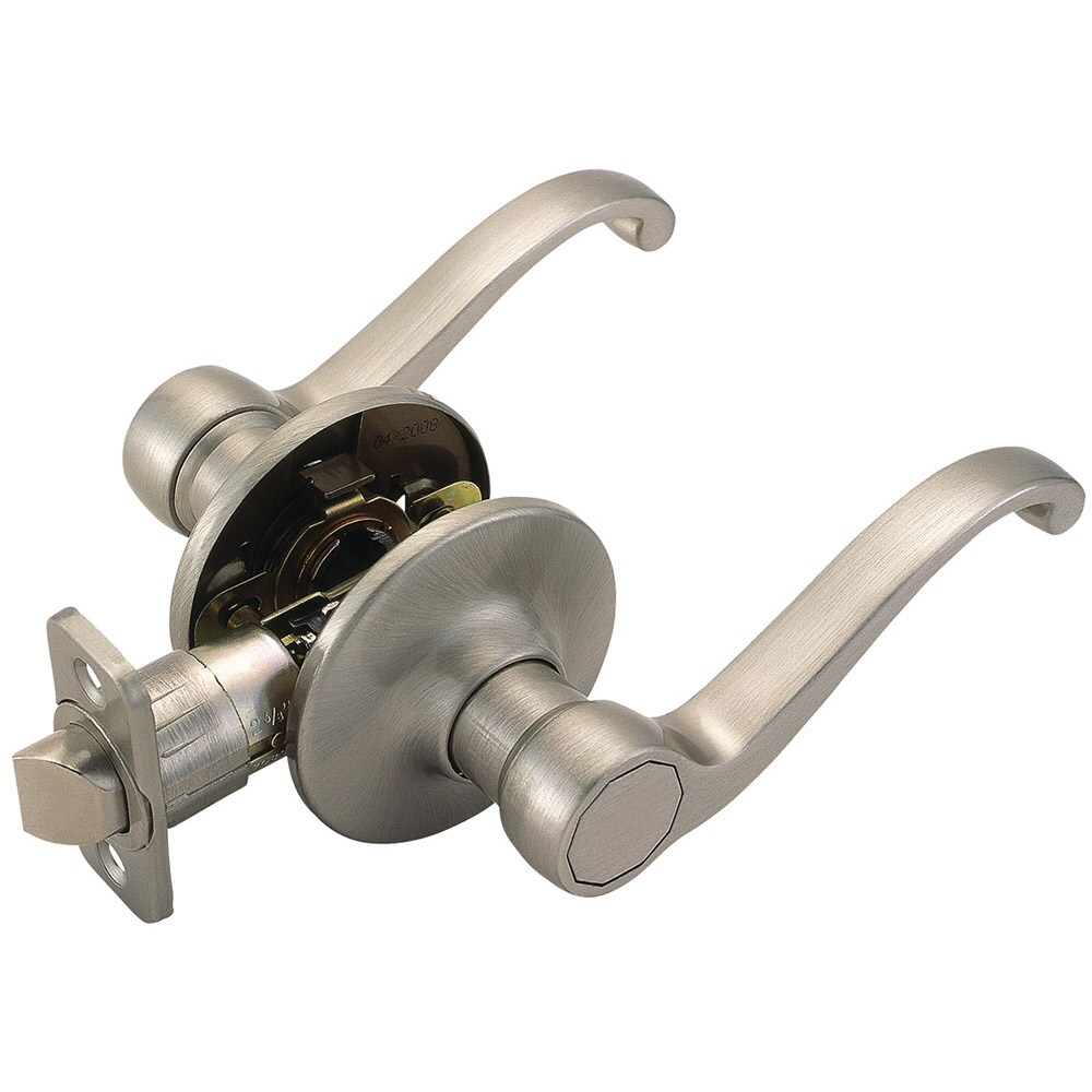Design House 740365 Scroll Satin Nickel Universal Interior Hall/Closet Passage Door Handle