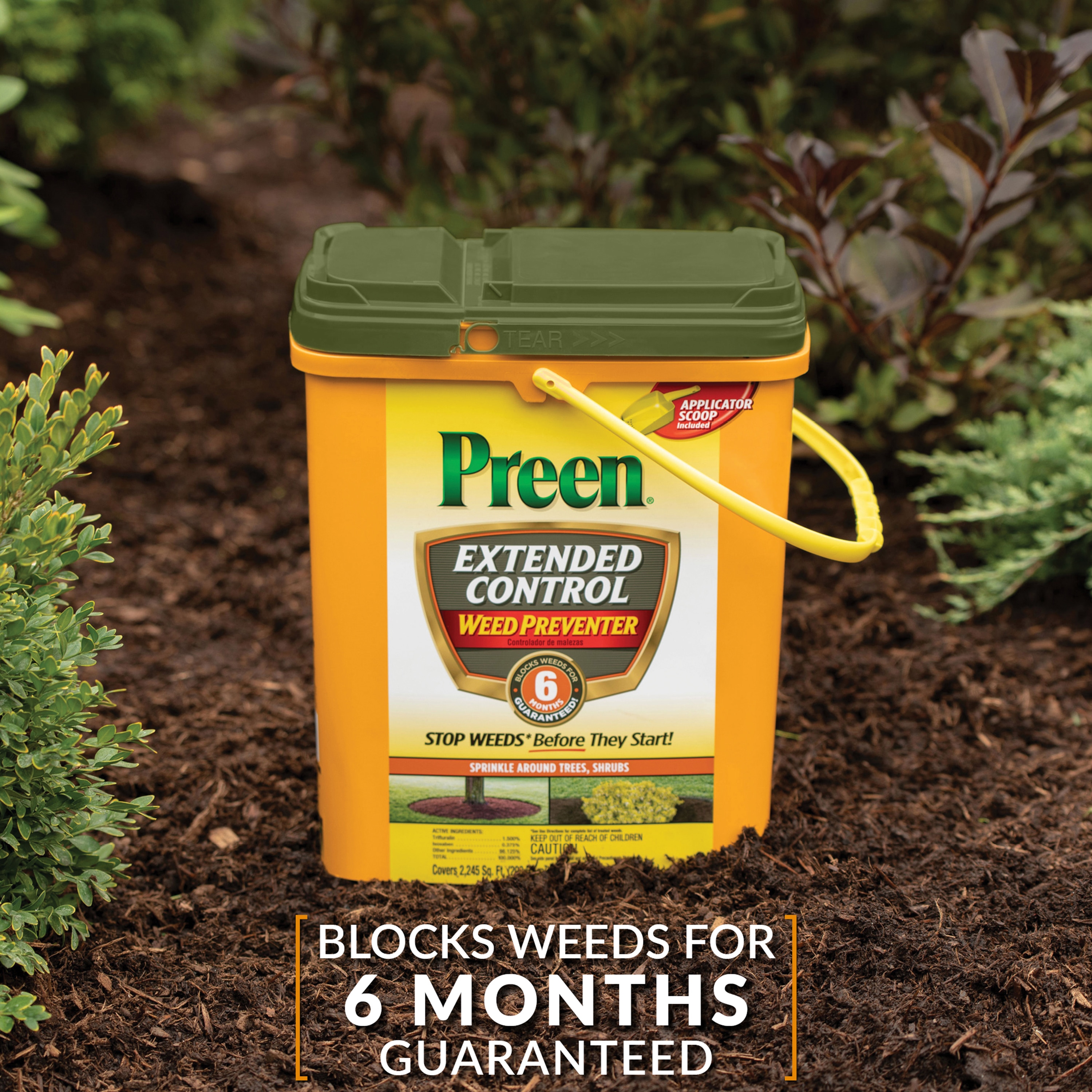 Preen Extended Control Weed Preventer 13.75-lb 2245-sq Ft Pre-emergent ...