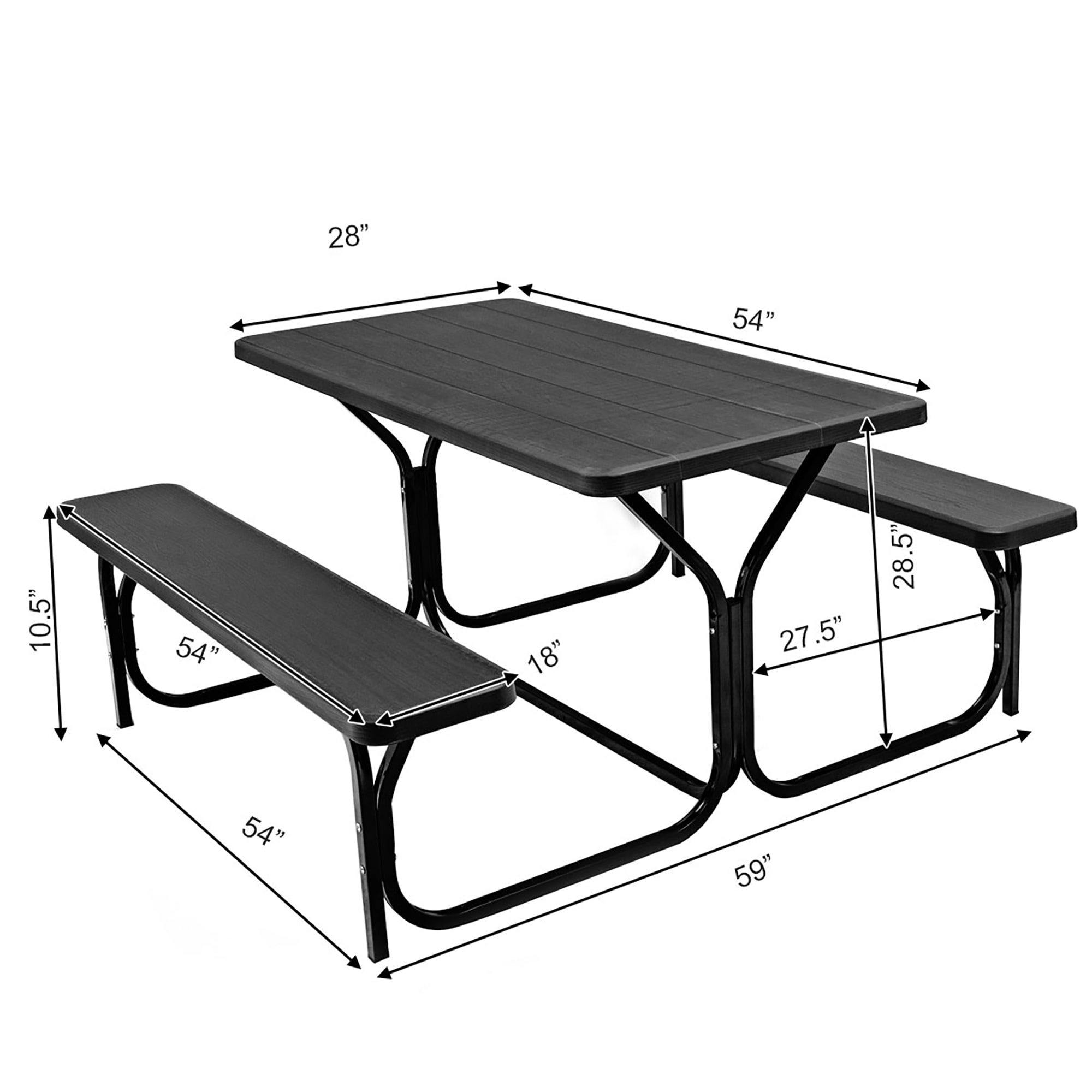 Costway OP3499BK Patio-Tables - View #5