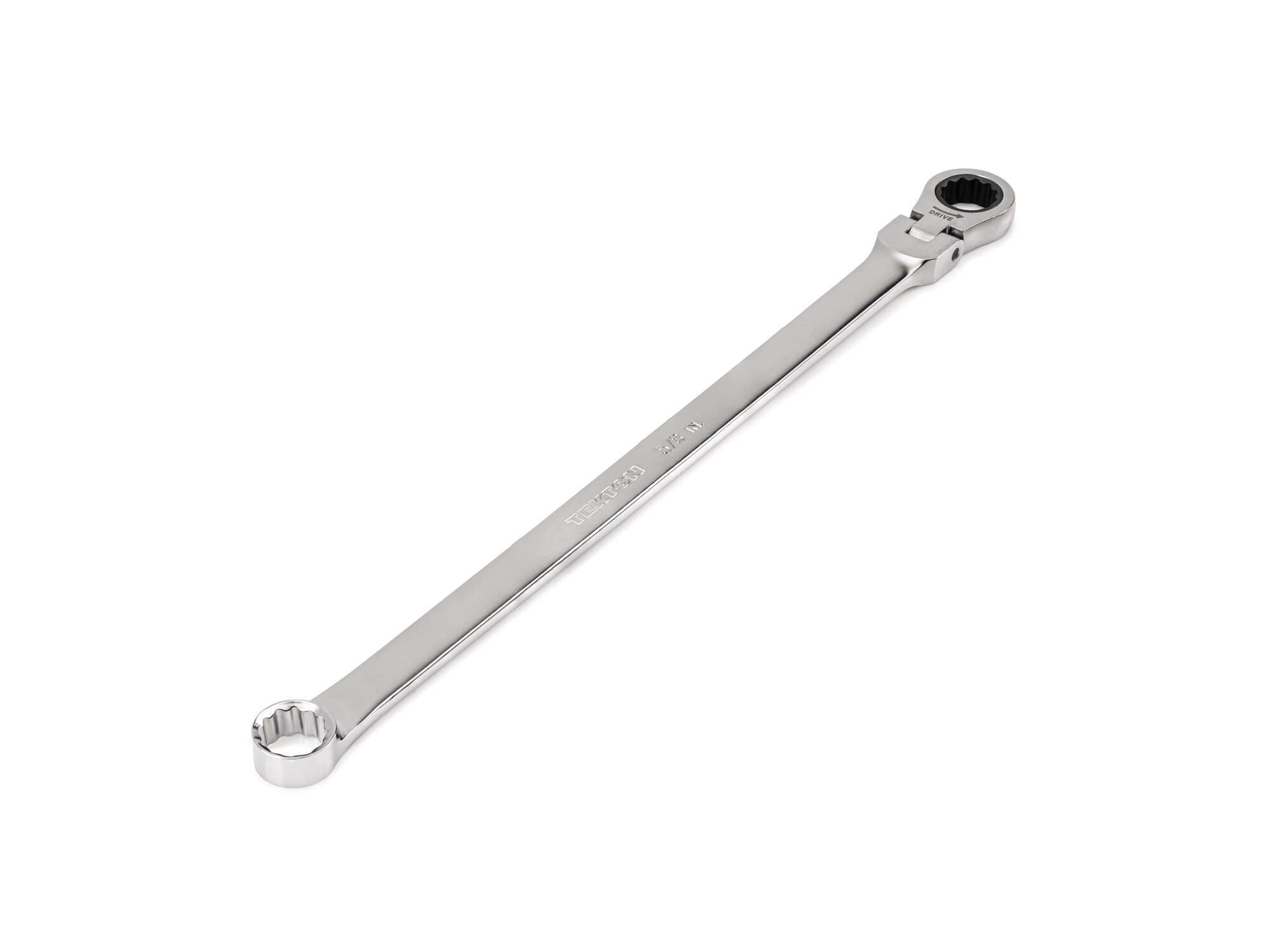 TEKTON WRB35316 5/8-in Standard (SAE) Flexible Head Ratchet Wrench