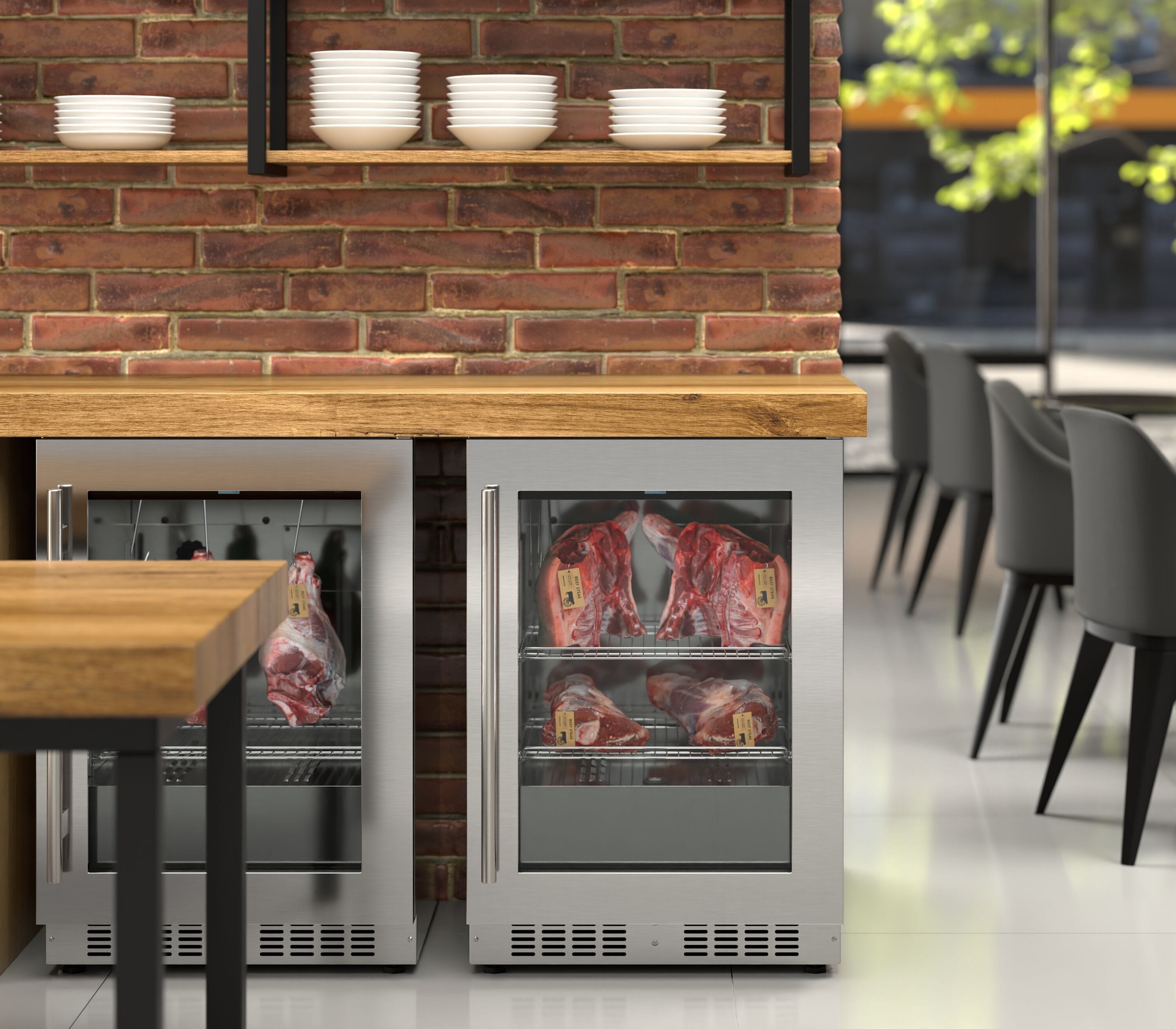 KoolMore LOW-KM-DAR-34SS Commercial-Refrigerators - View #2