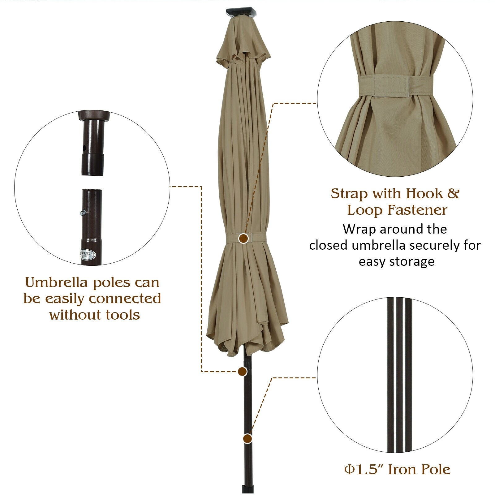 Forclover HYFAS37CF Umbrellas-2 - View #2