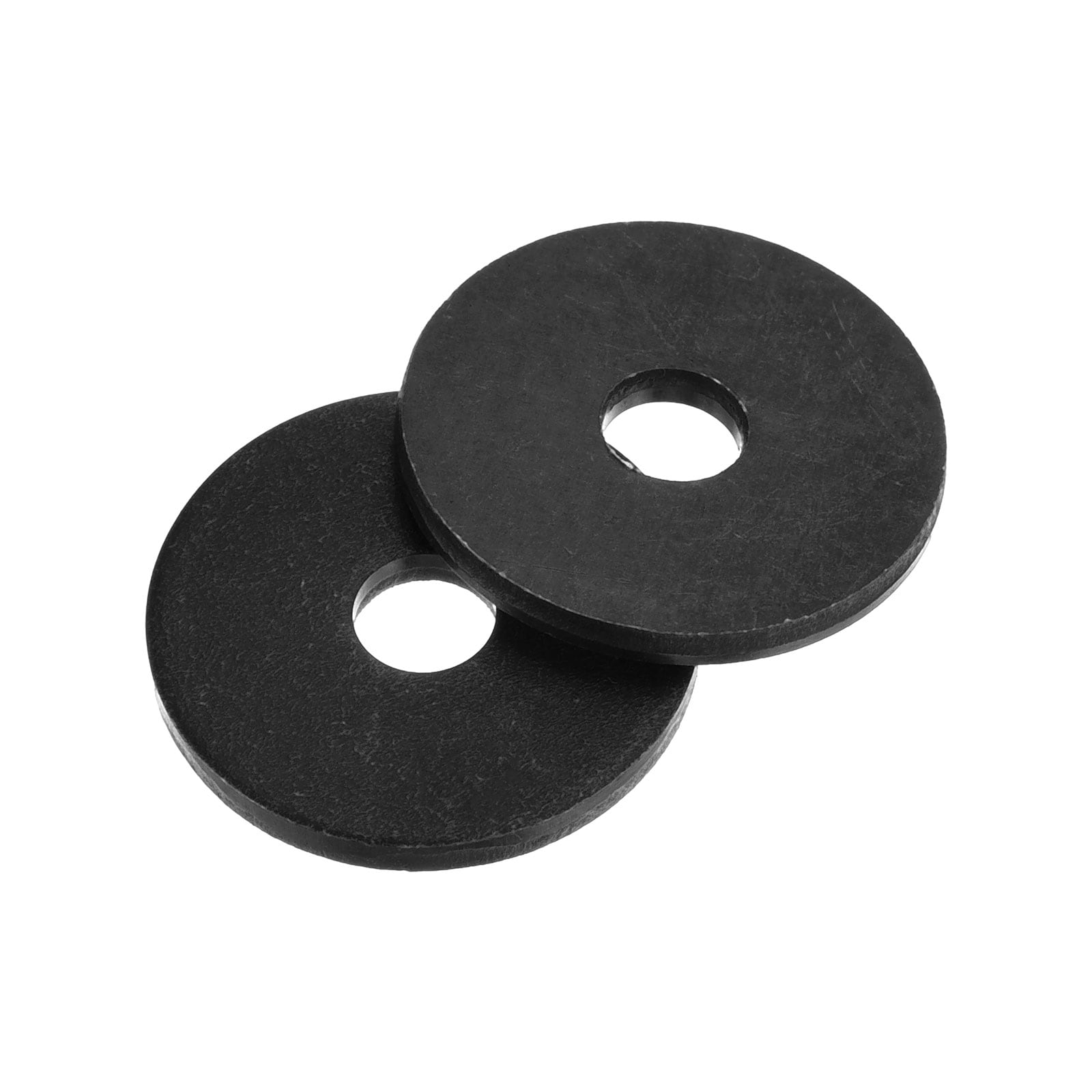 Unique Bargains 40pcs Carbon Steel Flat Washers M5x22x2mm Black Oxidized Grade 8.8 Washer Seal Gaskets Flat Ring for Screws Bolts Machinery Repair Outdoor Construction