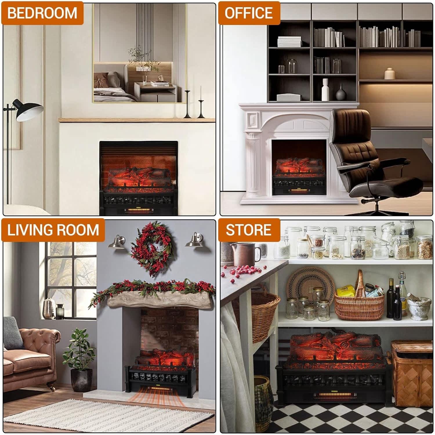 Qeetex LSHQQPHO-16PA4HKU Electric-Fireplaces - View #6