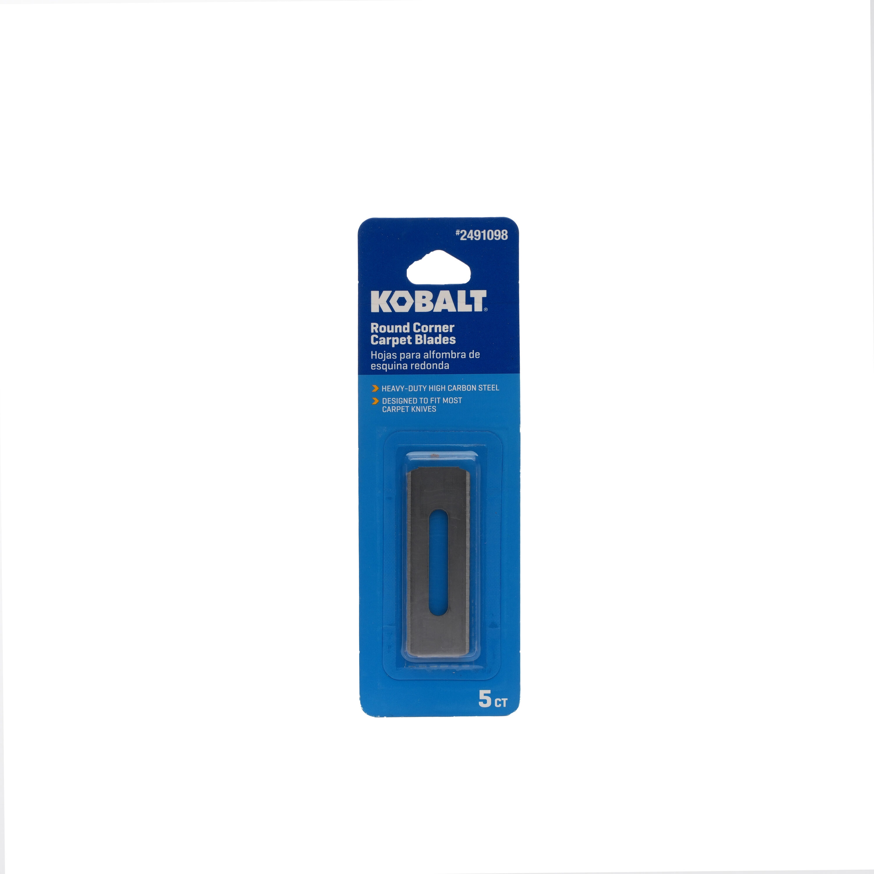 Kobalt 59166 9mm Carbon steel Carpet Utility Razor Blade ( 5 -Pack )