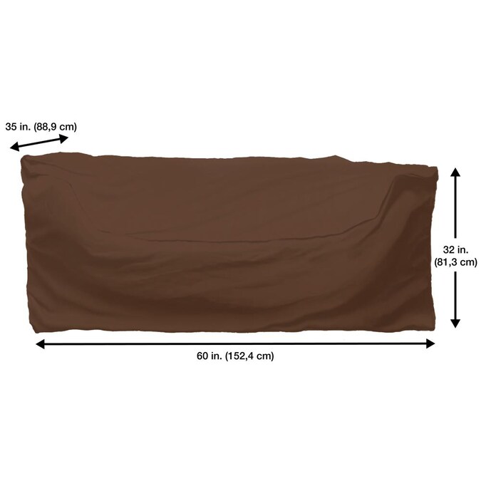 Elemental Dark Brown Premium Polyester, Big Lots Patio Furniture Covers