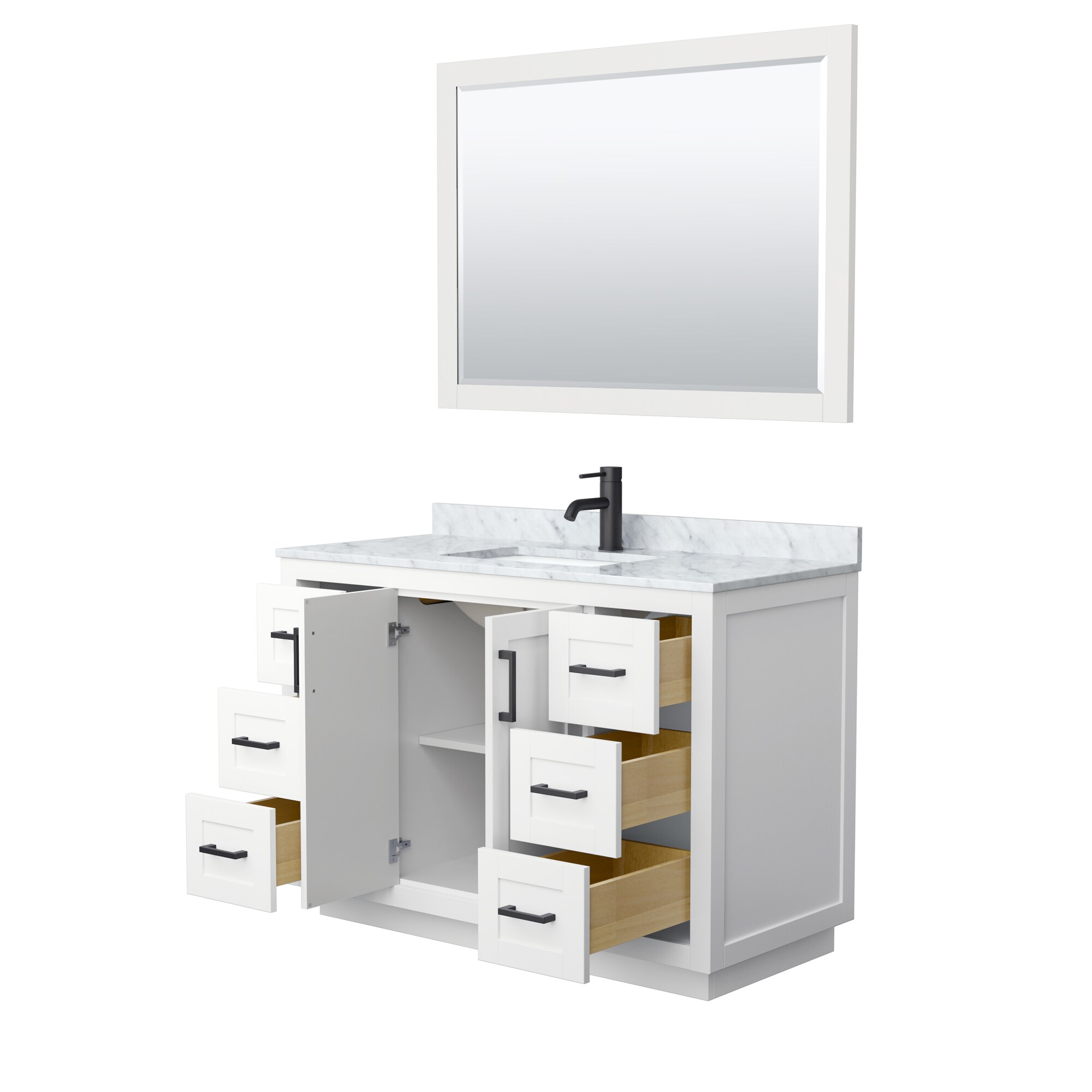 Wyndham Collection WCF292948SWBCMUNSM46 Bath-Vanity-Combo - View #3