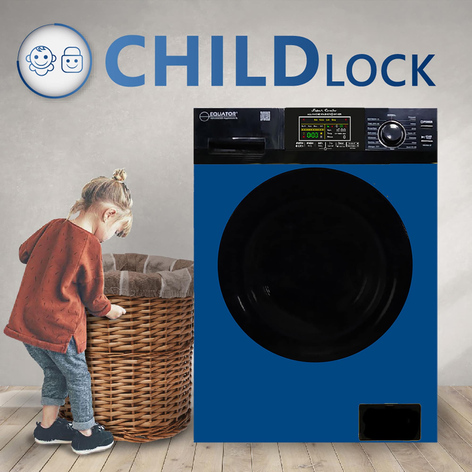 Equator Advanced Appliances EZ 5500 CV BLUE Combination-Washers-Dryers - View #15