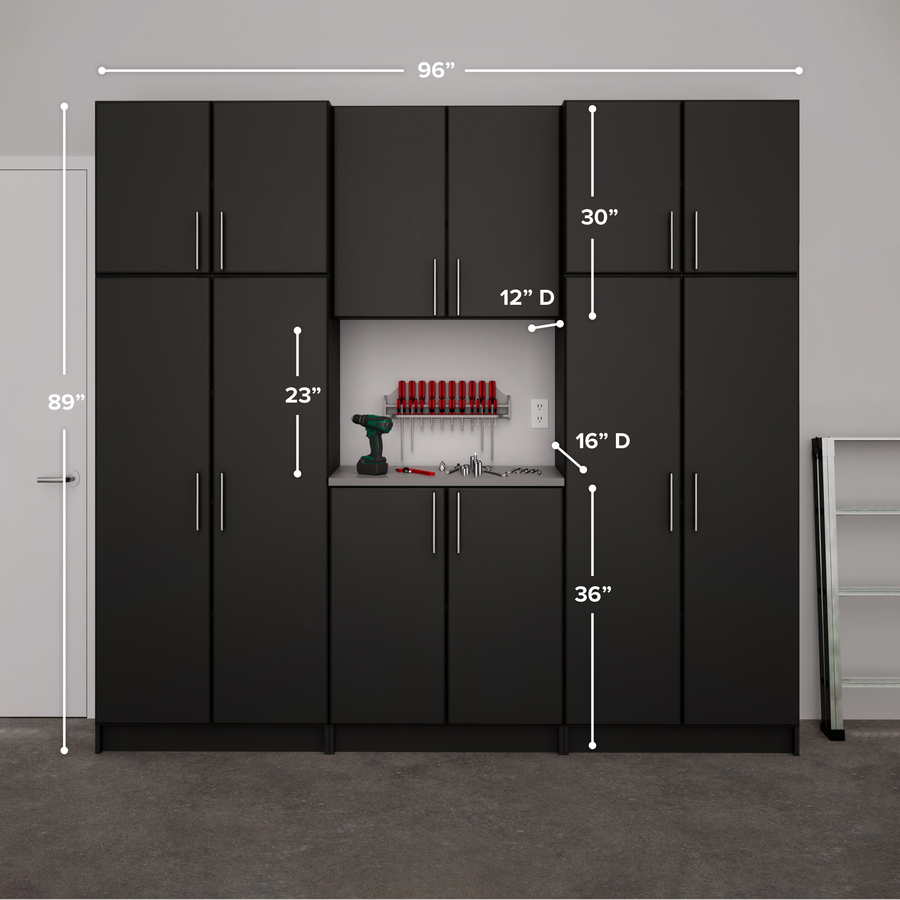 Prepac BRSX-1018-6M Utility-Storage-Cabinets - View #6