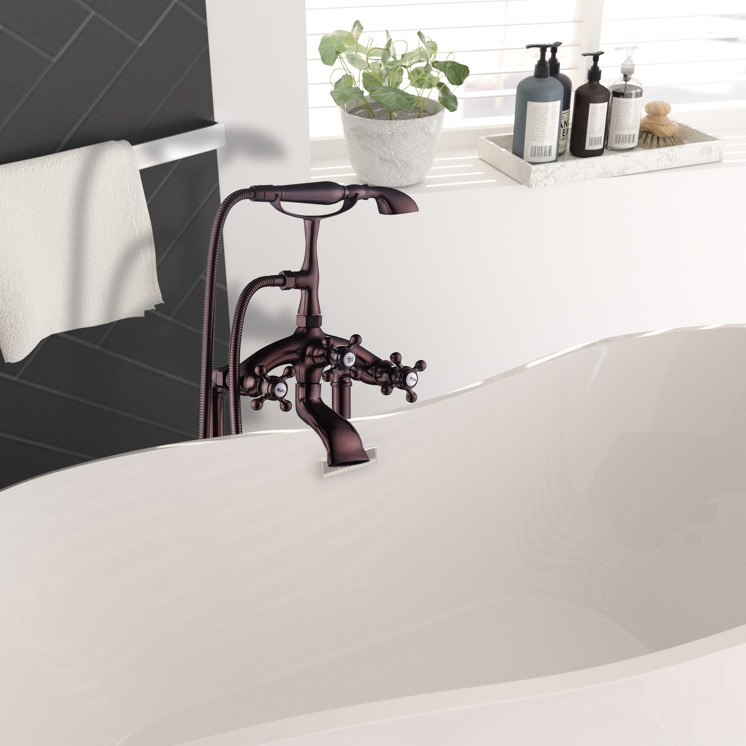 Maincraft HHK019RB Roman-Tub-Faucets - View #3