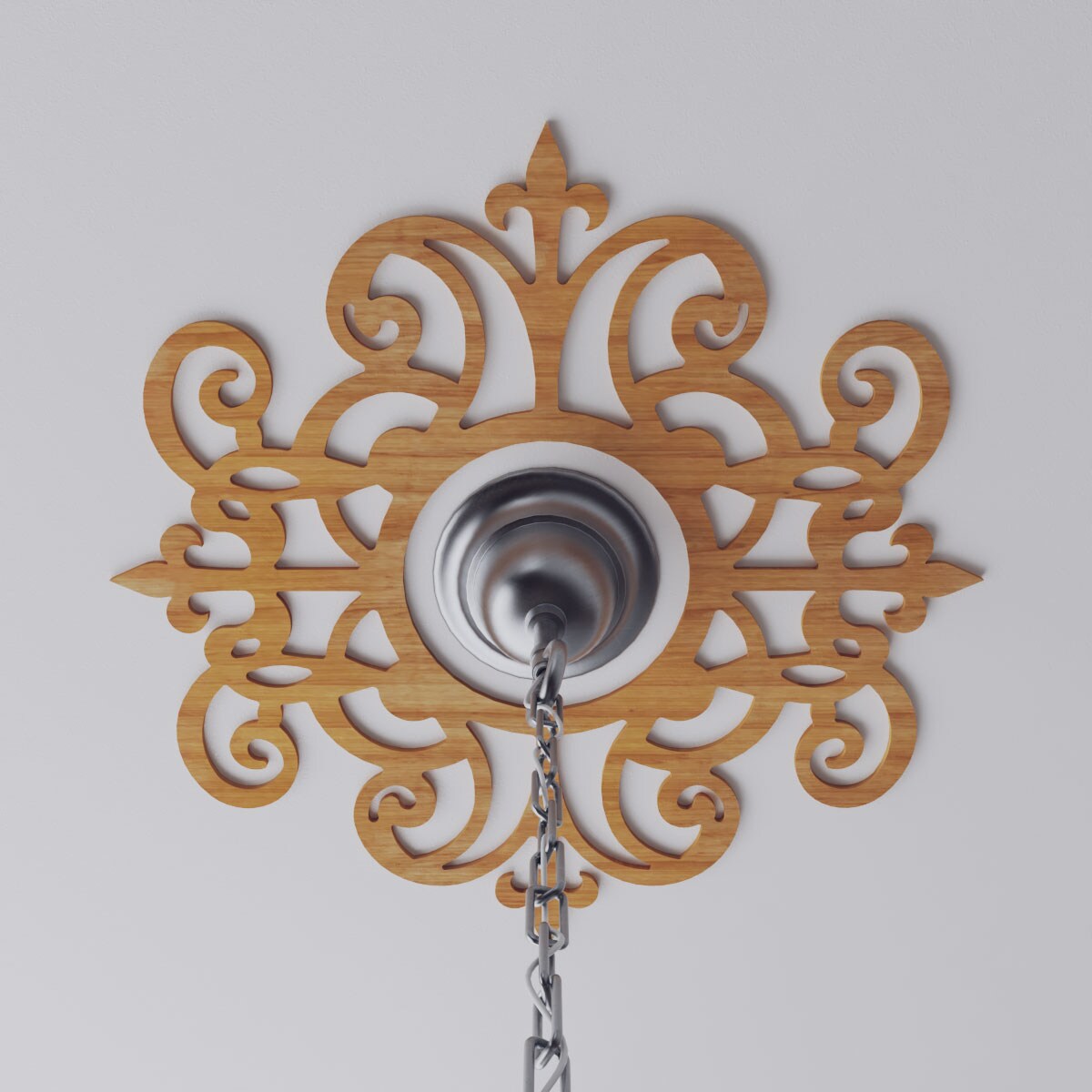 Ekena Millwork CMWP34X34X0375DICH Ceiling-Medallions - View #7