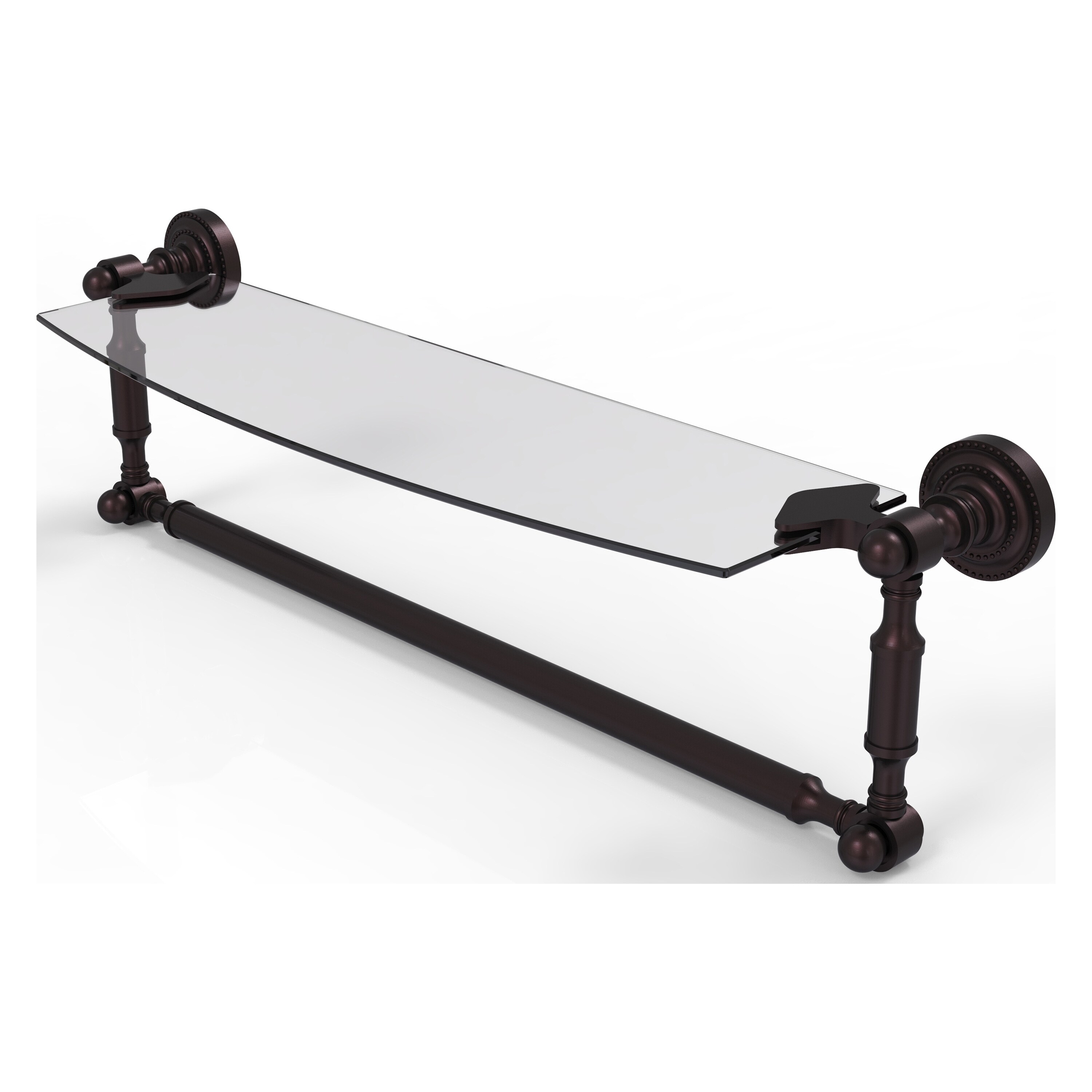 Allied Brass DT-33TB/18-ABZ Dottingham Antique Bronze Wall mount Bathroom Shelf ( 18-in x 5-in x 5-in )