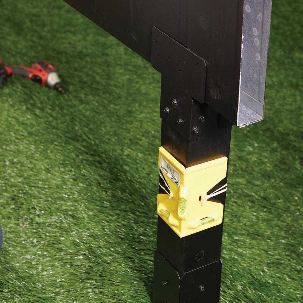 Fortress Building Products 10-ft x 4-in Black Sand Steel Post