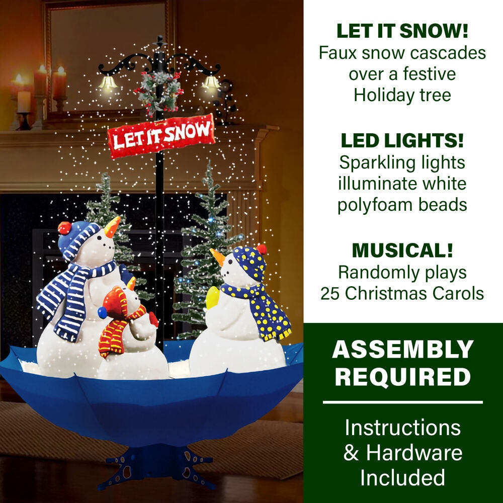 Fraser Hill Farm FSSM075A-BLU Table-Christmas-Decorations - View #3