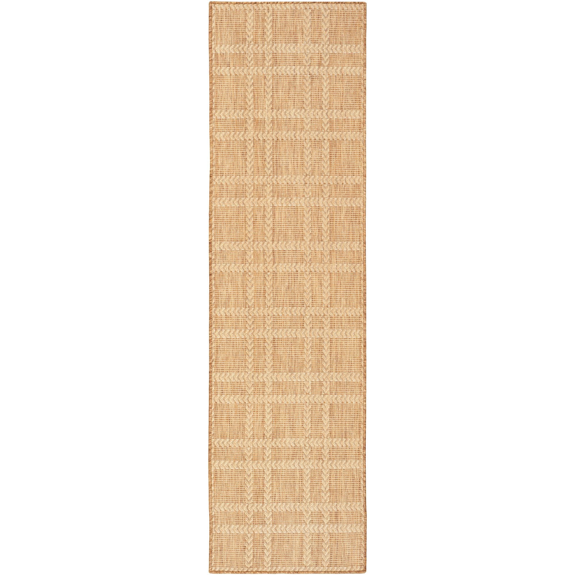 Nourison -  Home Horizon Indoor and Outdoor 6 ft Runner Natural Indoor or outdoor Runner Rug