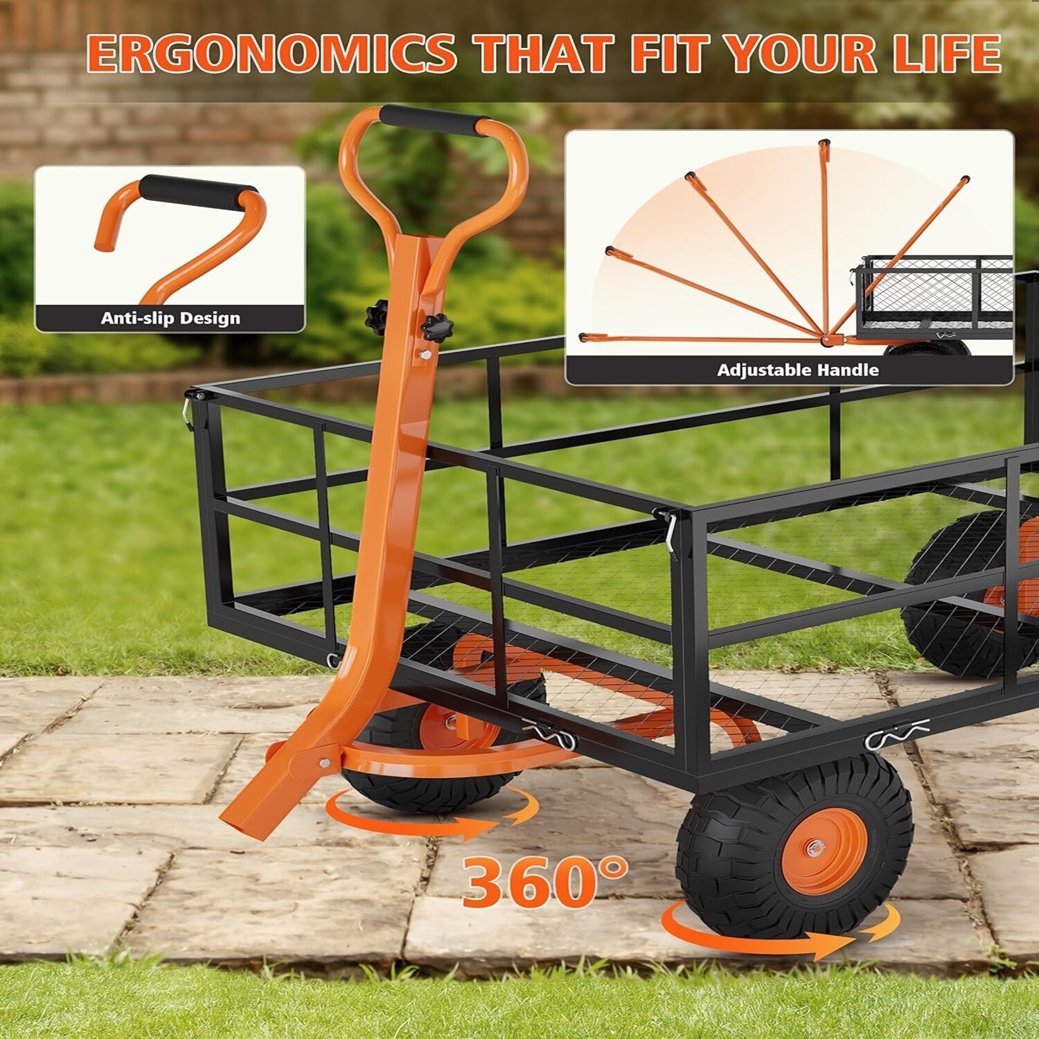 Garvee LSHQQPHO-34H8KWTG Yard-Carts - View #3