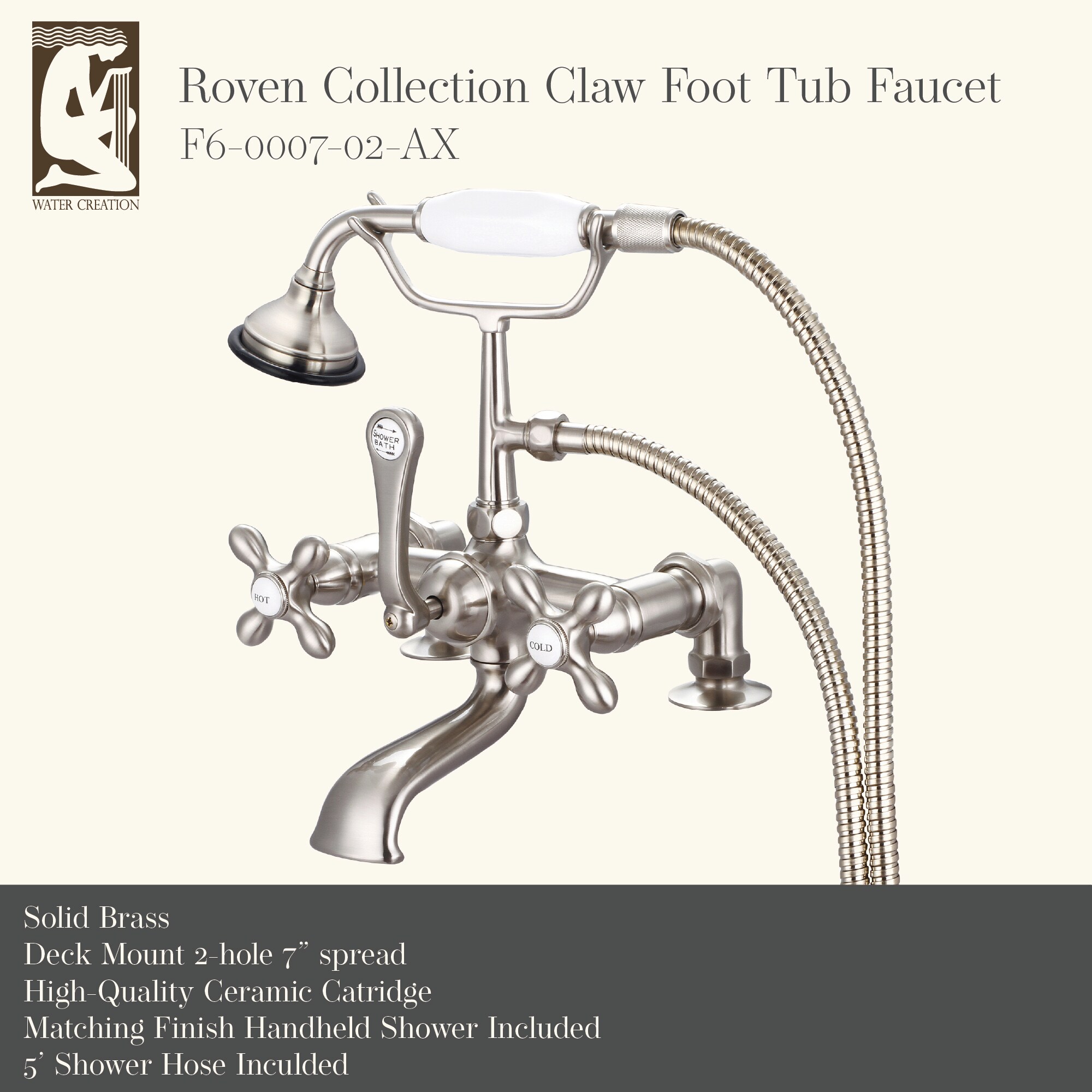 Water Creation F6-0007-02-AX Roman-Tub-Faucets - View #4