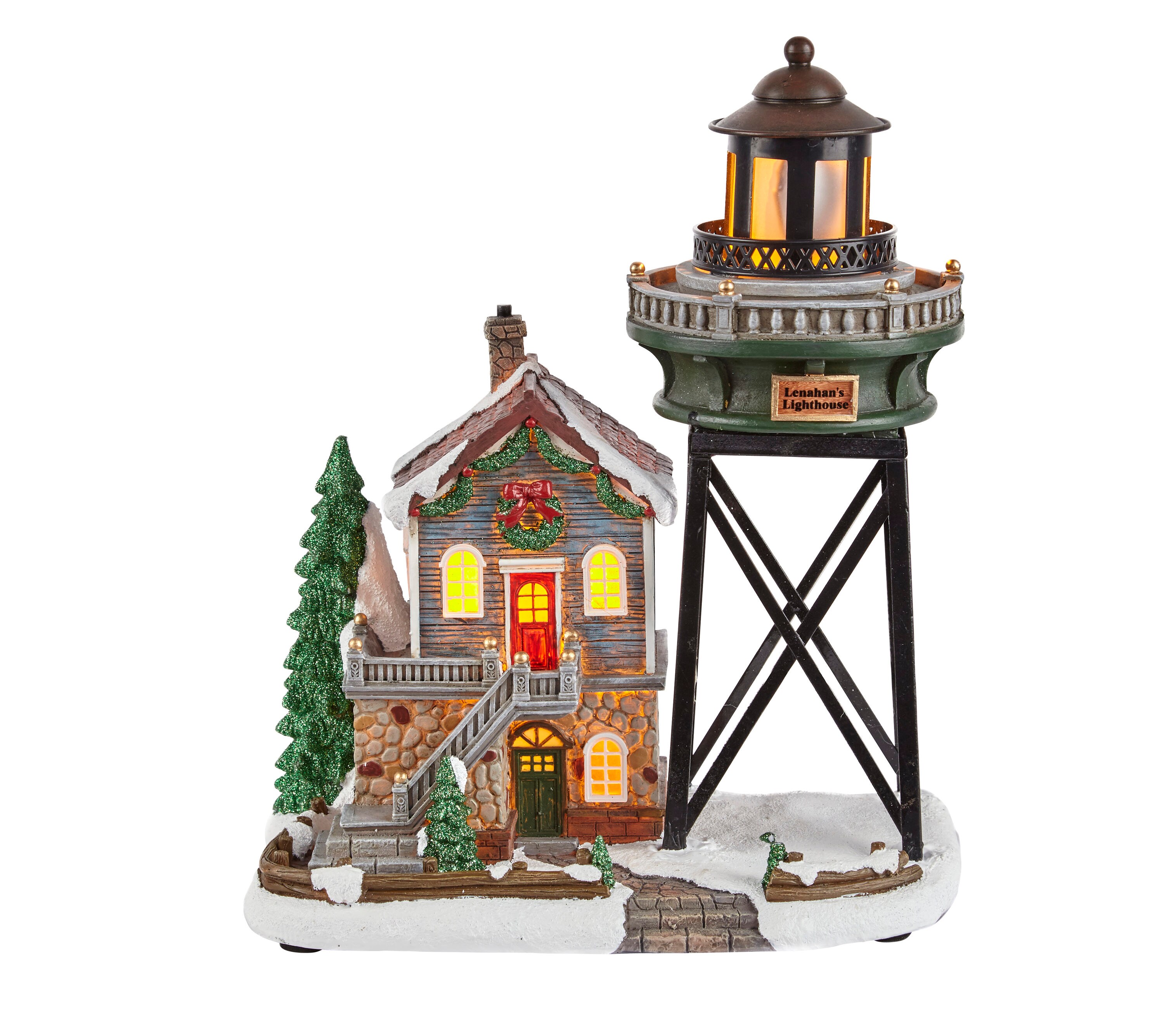 Carole Towne online collection electric ceramic lighthouse